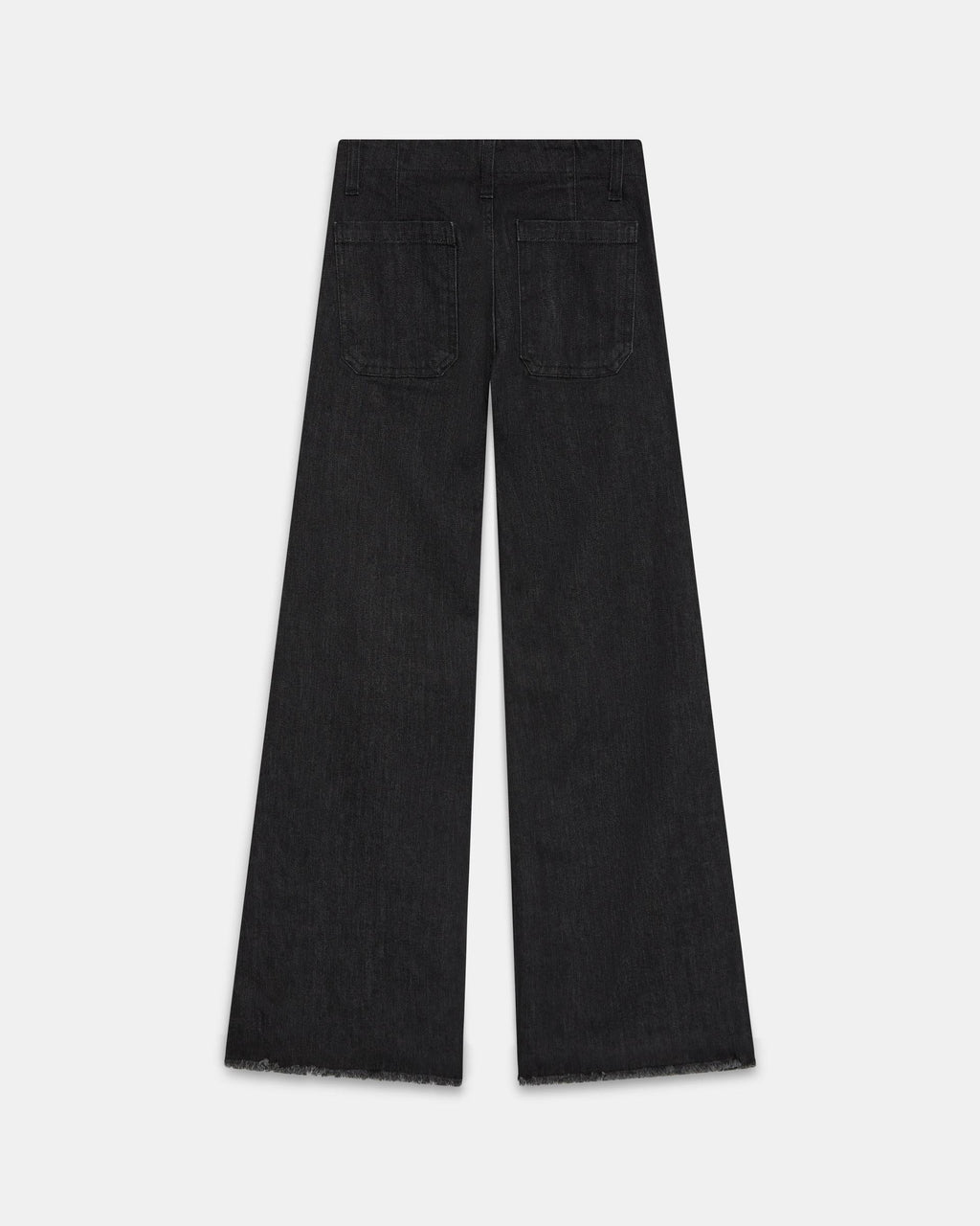 Jeans Cinturilla Doble Botón Negro