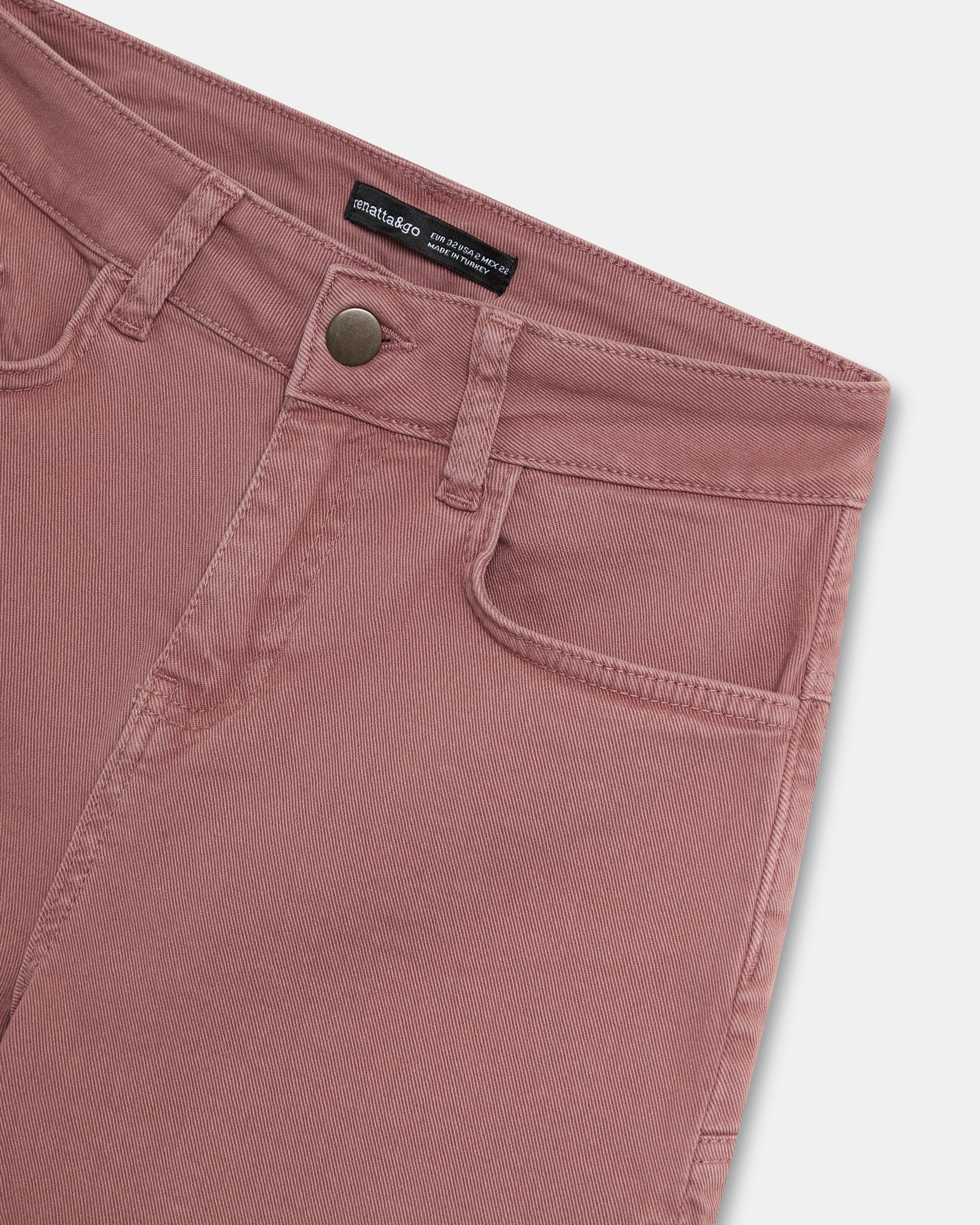 Shorts Estrellas Traseras Rosa Palo