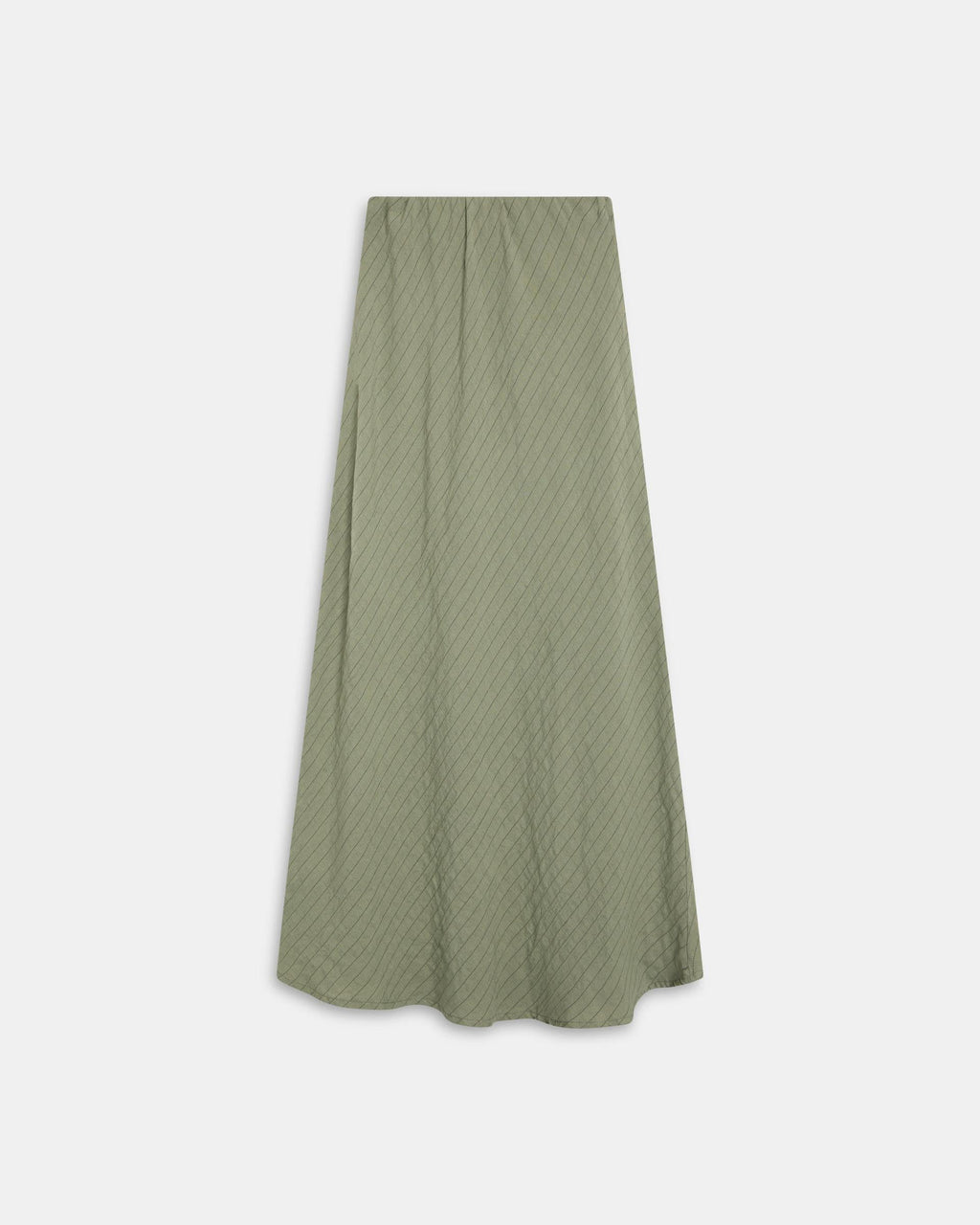 Falda Fluida Rayas Verde