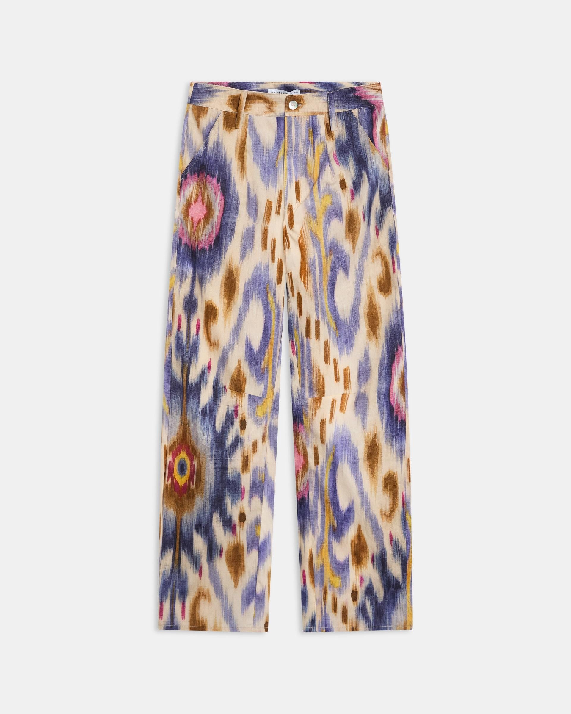 Pantalón Étnico Tye Dye Multicolor
