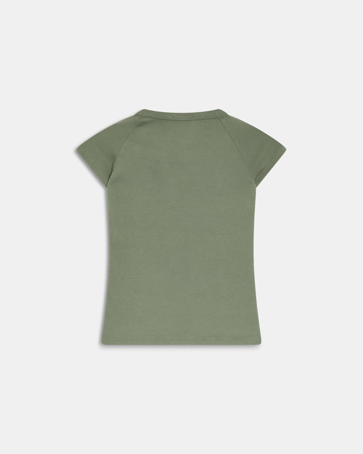 Camiseta Escote Redondo Verde