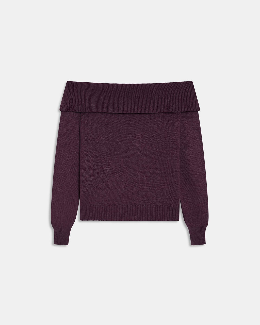 Jersey Hombros Descubiertos Morado