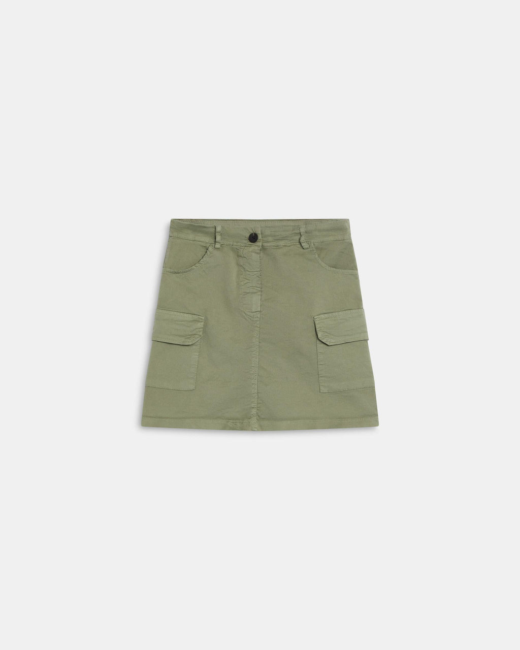Minifalda Bolsillos Cargo Verde