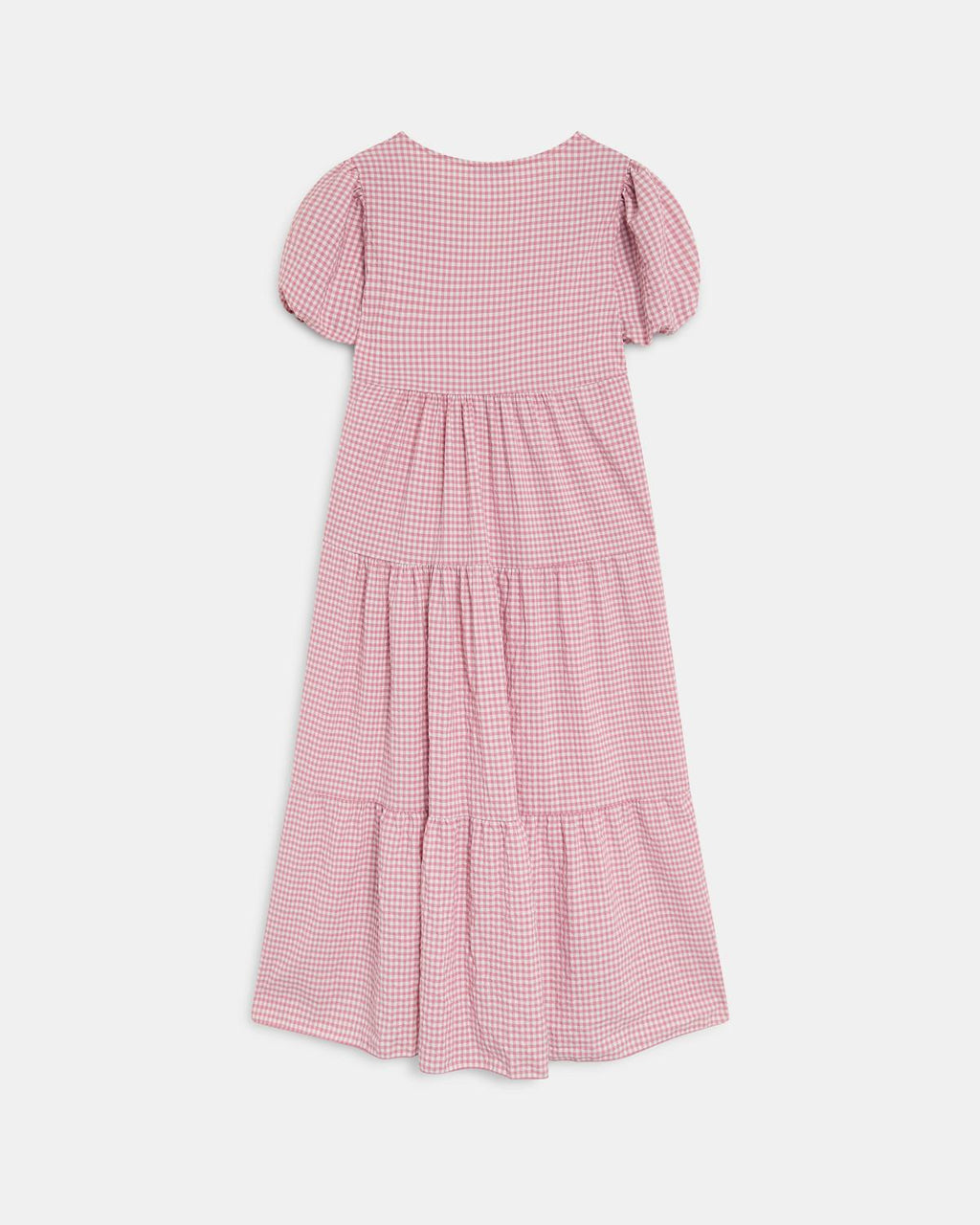 Vestido Largo Cortes Rosa