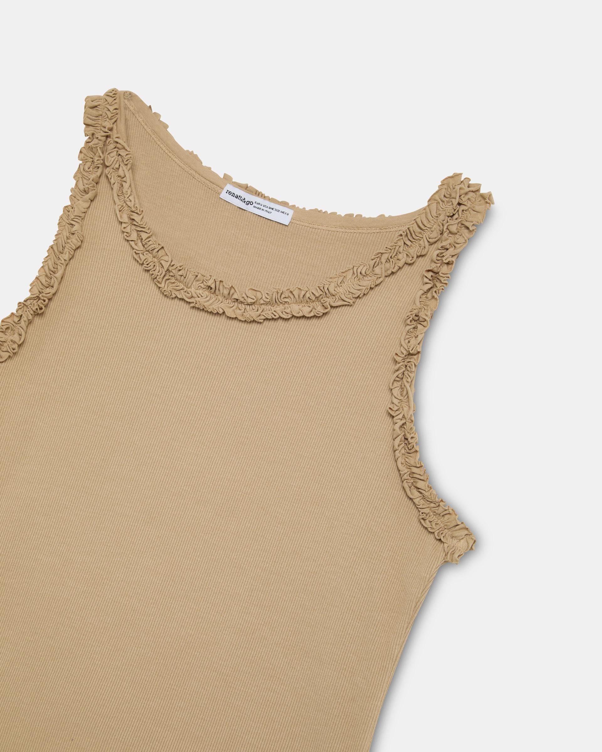 Camiseta Tank Volante Taupe