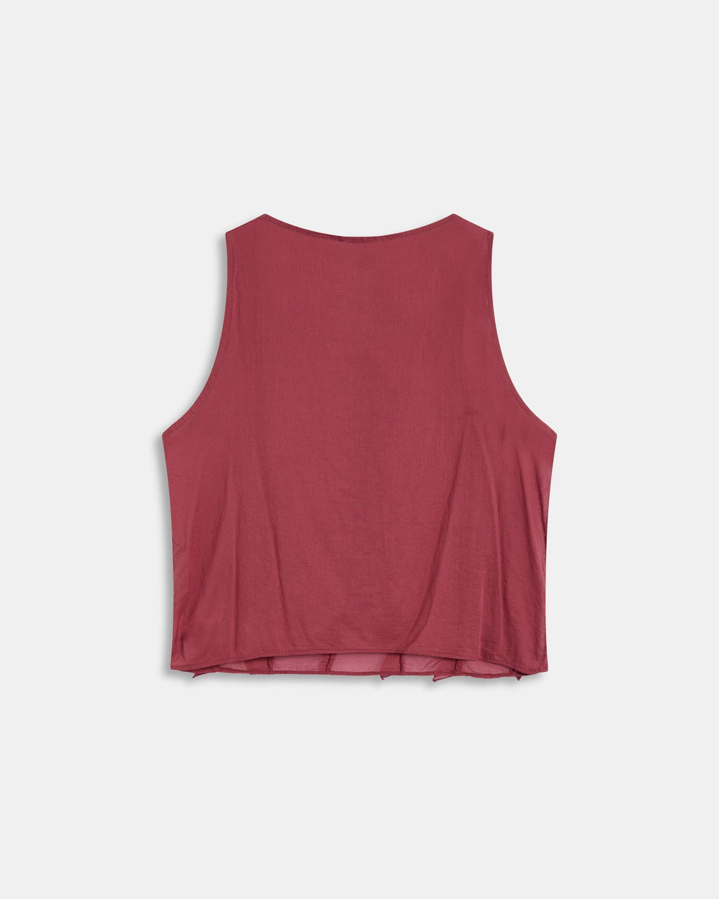 Blusa Volantes Delanteros Teja