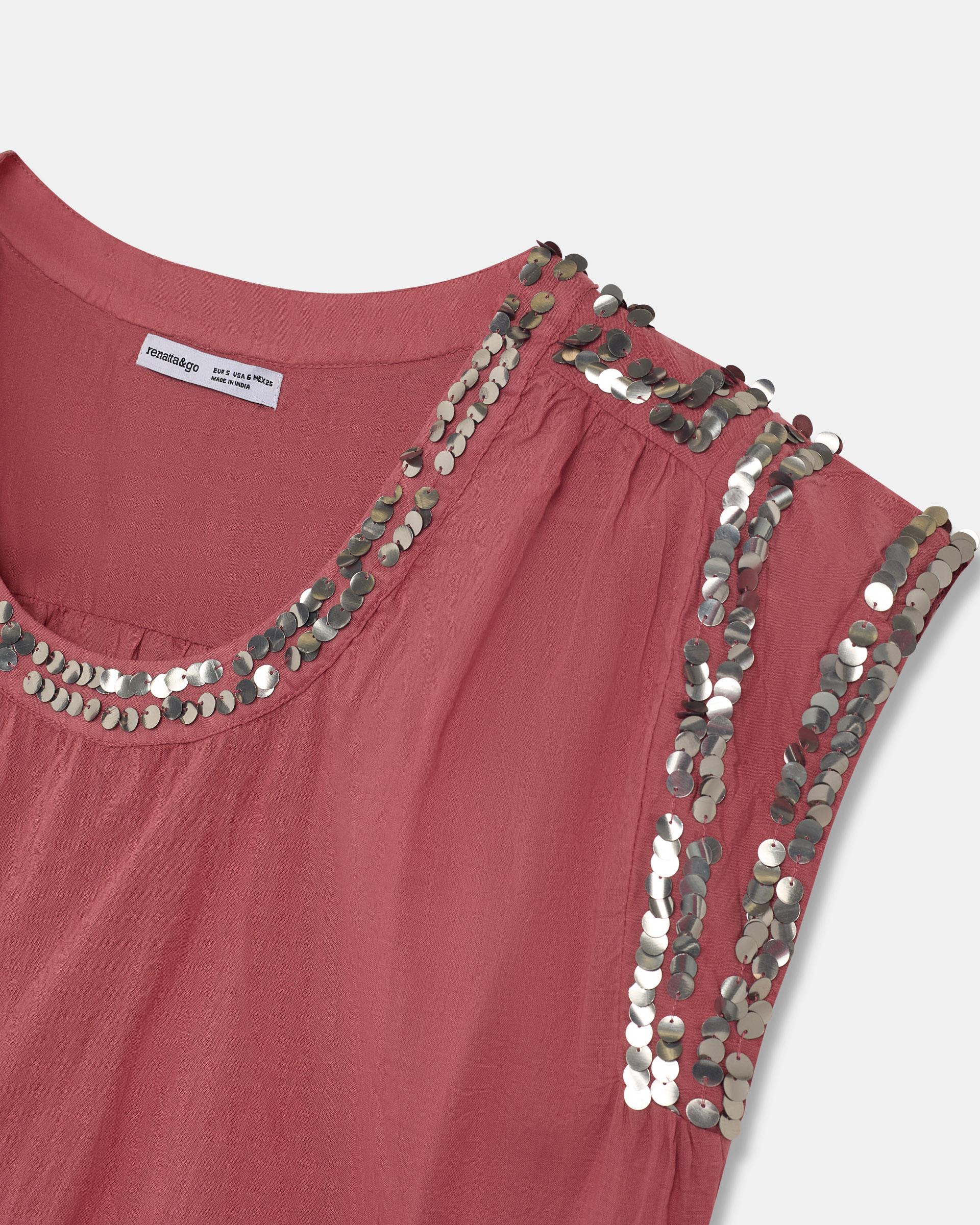 Blusa Lentejuelas Rosa