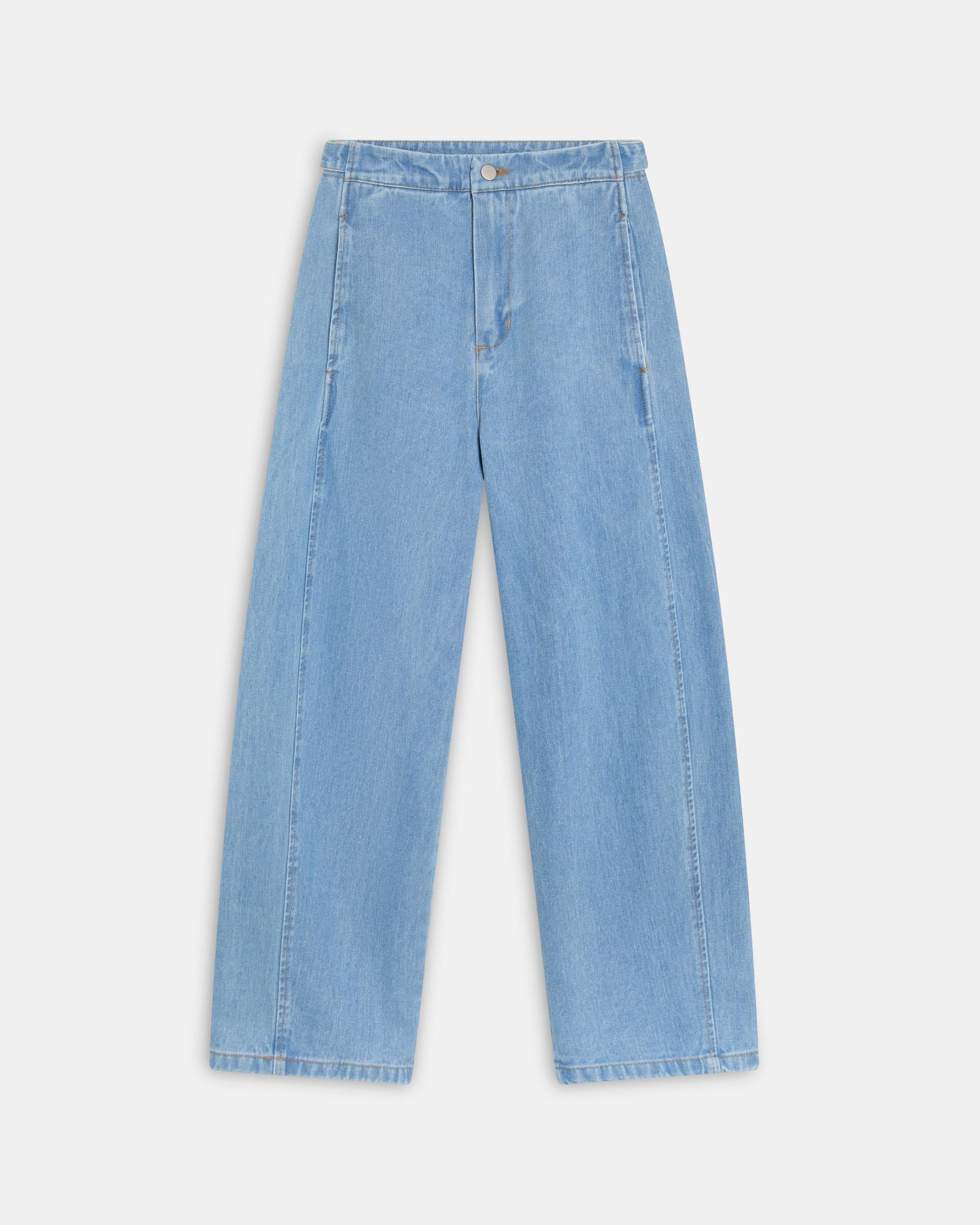 Jeans Balloon Bolsillos Laterales Azul