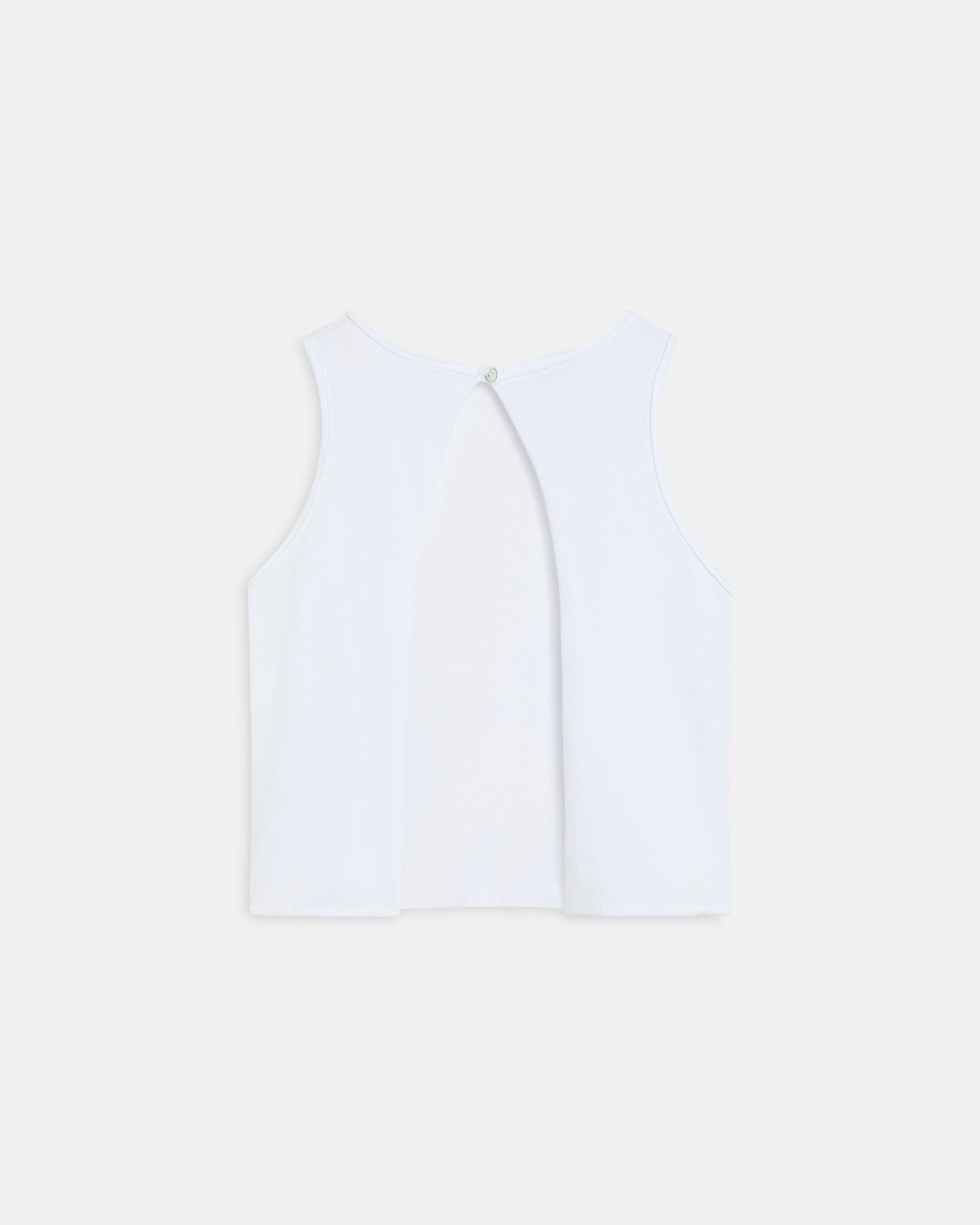 Camiseta Abertura Espalda Blanco