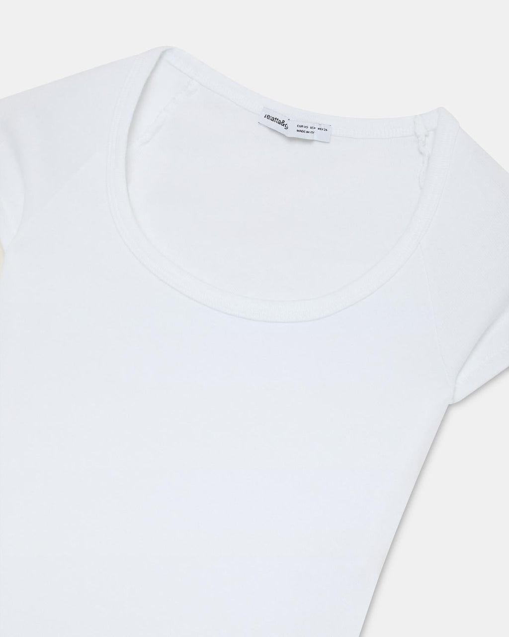 Camiseta Escote Redondo Blanco