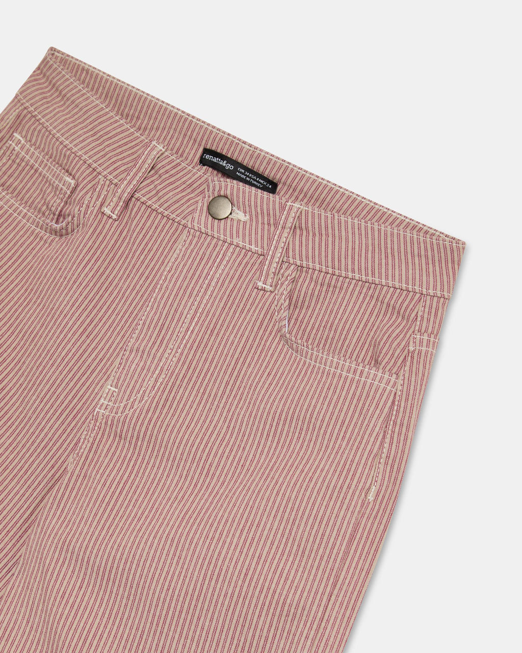 Jeans Rayas Rosa