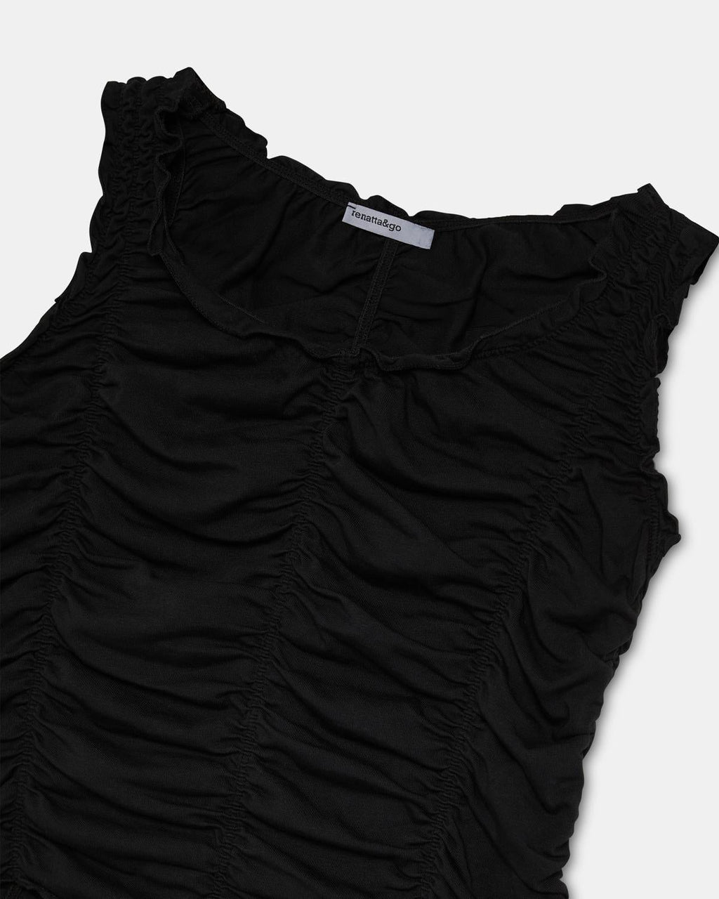Camiseta Tirantes Gomas Negro