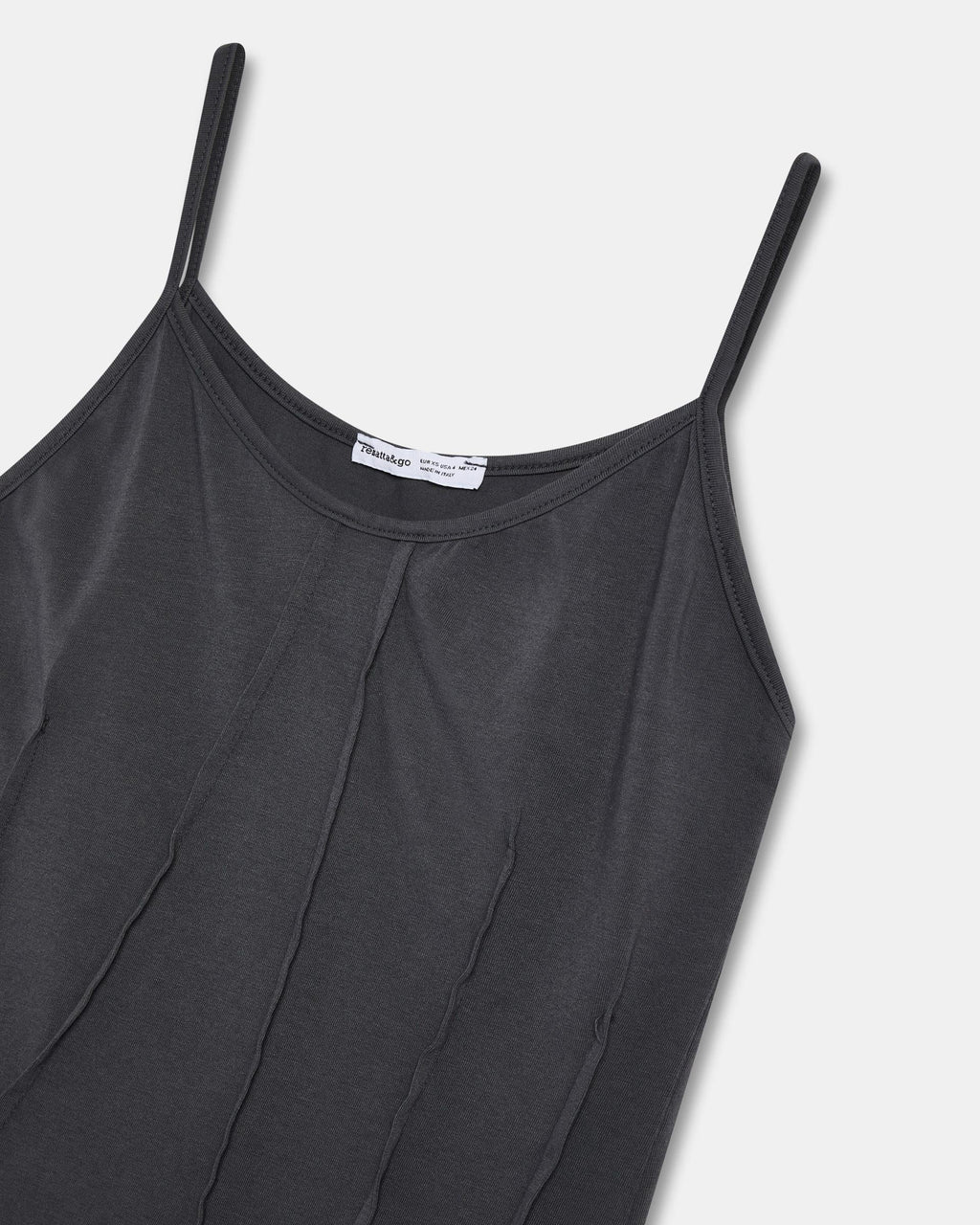 Camiseta Tirantes Nervios Antracita