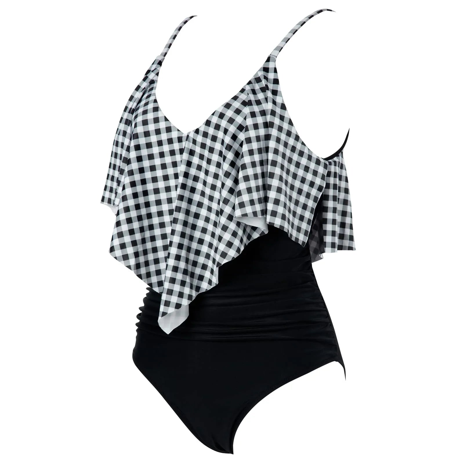Ruffle One-Piece Ruched Swimsuits