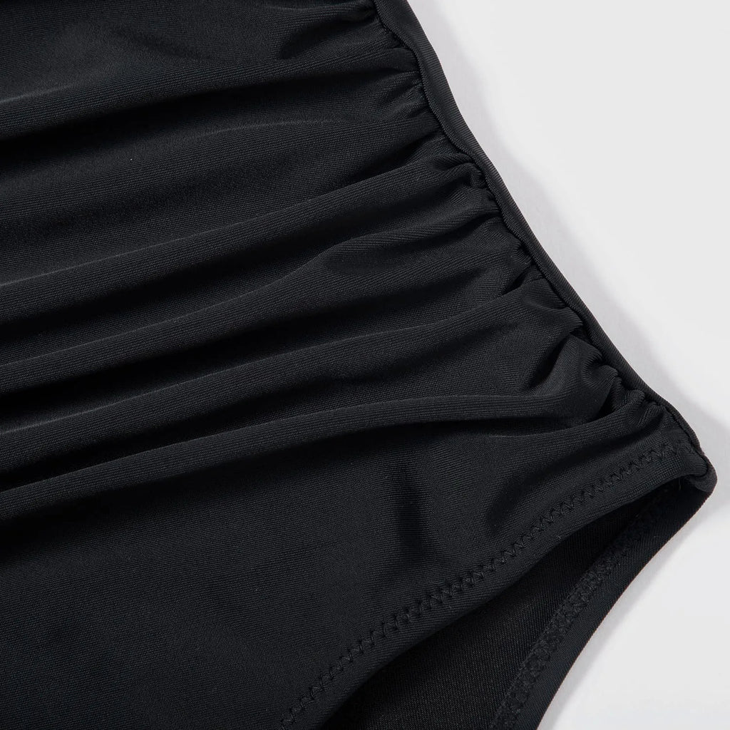 Ruffle One-Piece Ruched Swimsuits