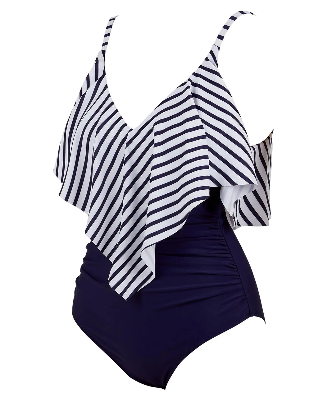 Ruffle One-Piece Ruched Swimsuits