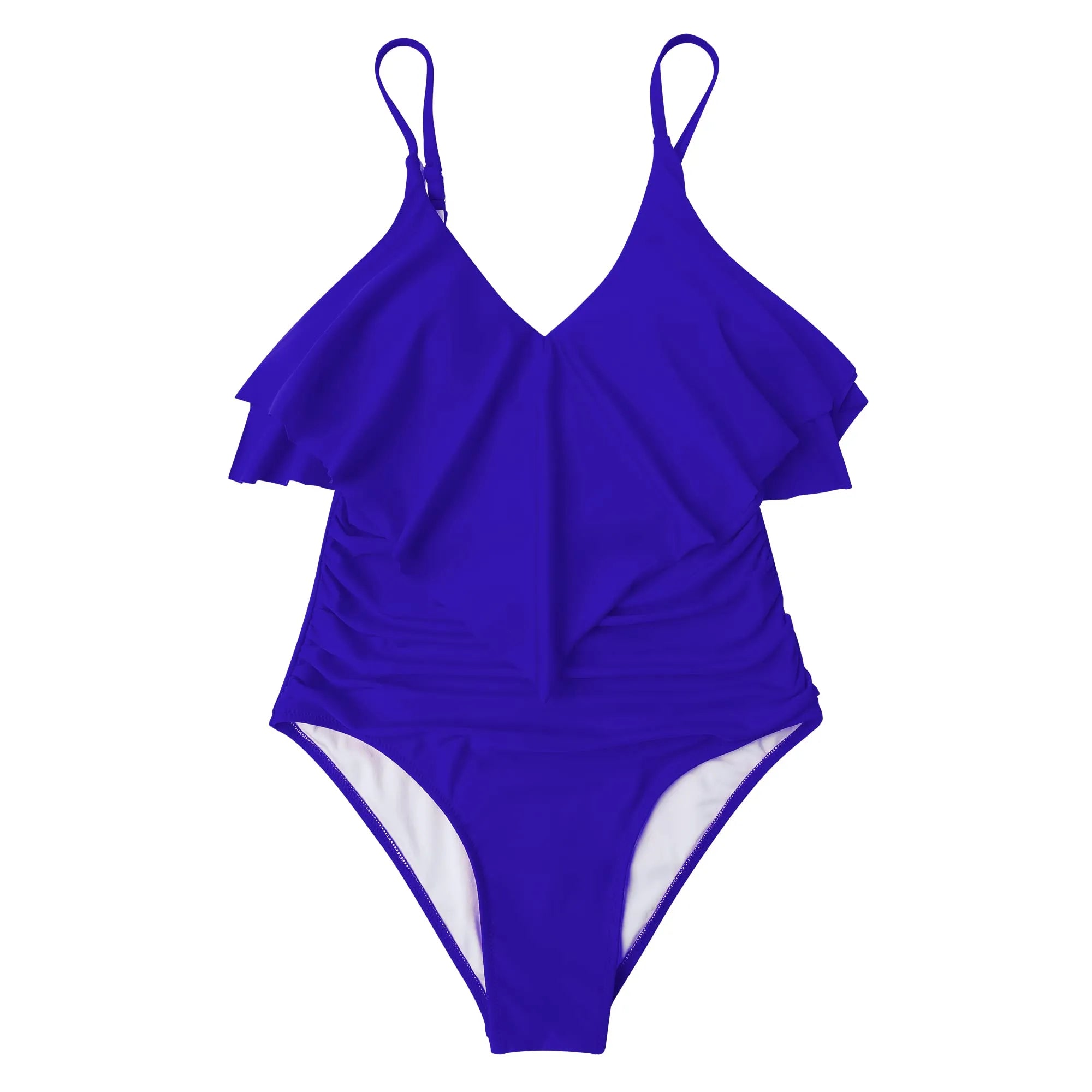 Ruffle One-Piece Ruched Swimsuits