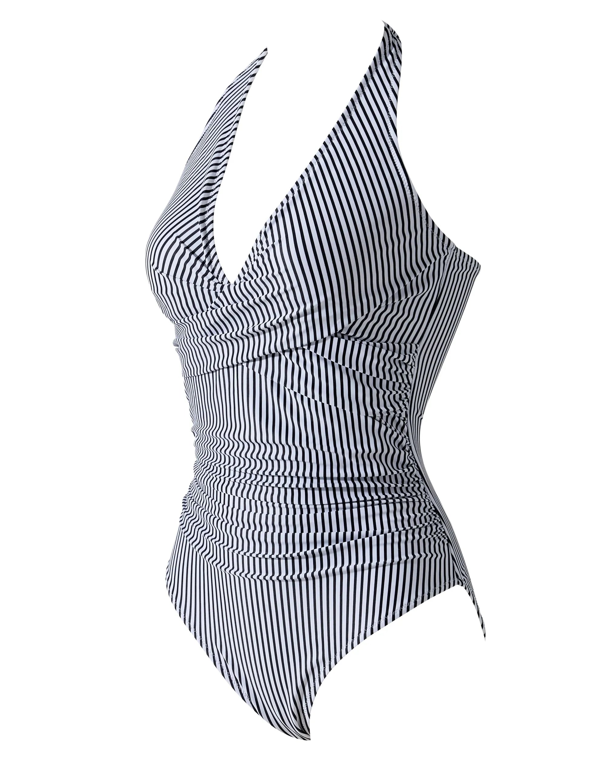 Floral Halter Push-Up Swimsuits