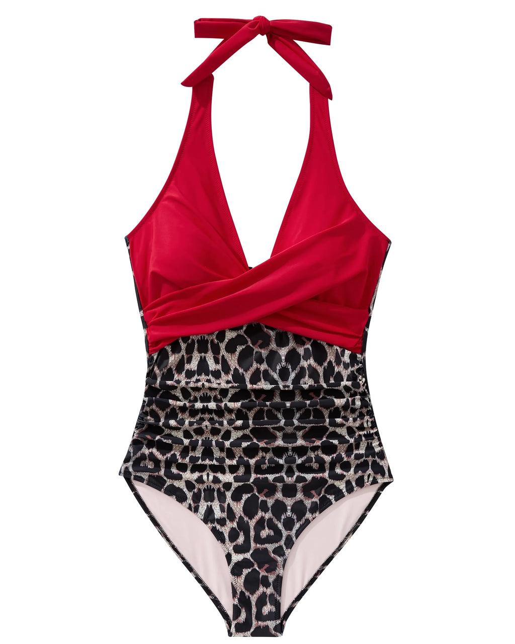 Floral Halter Push-Up Swimsuits