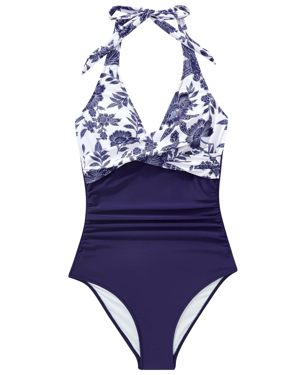 Floral Halter Push-Up Swimsuits
