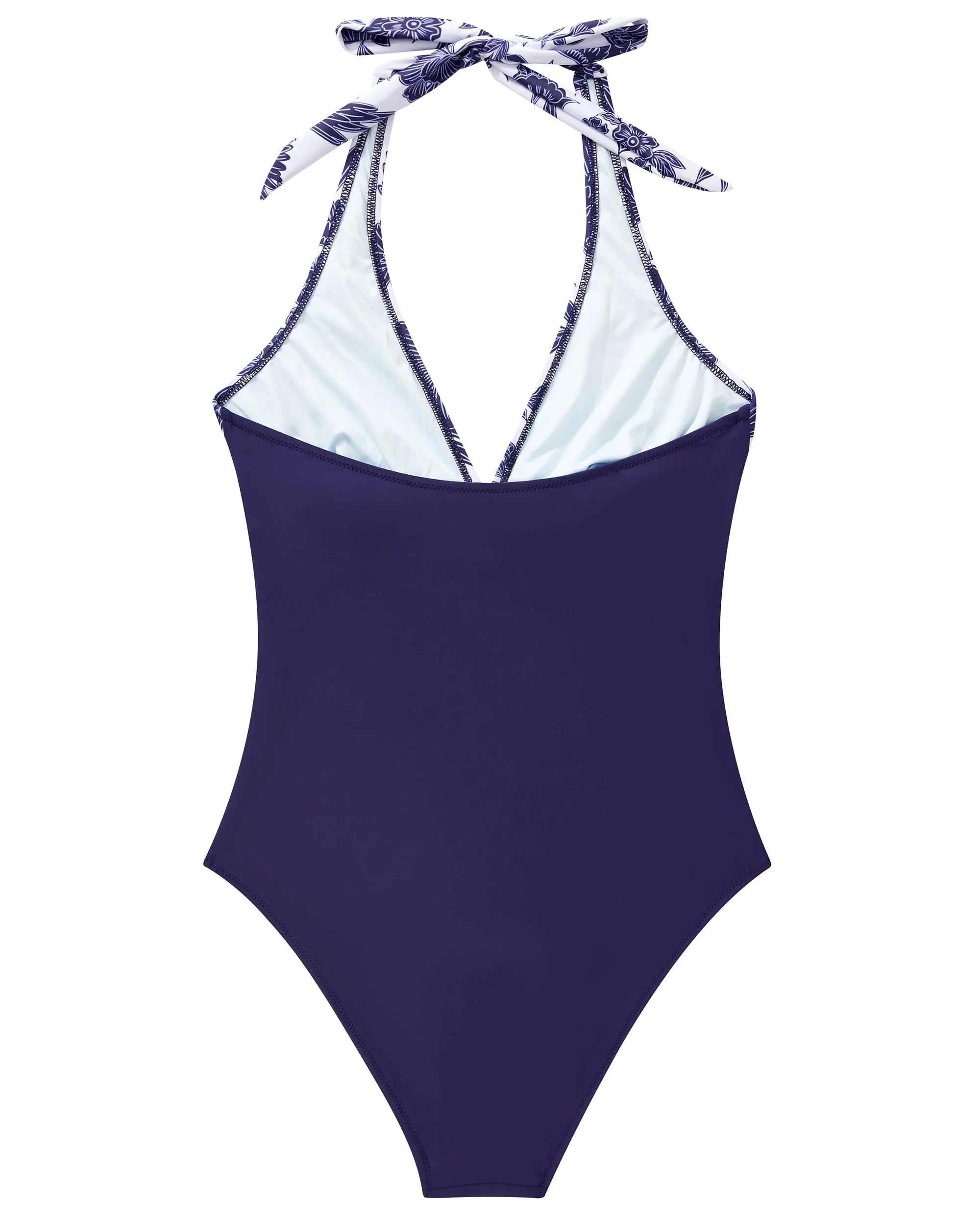 Floral Halter Push-Up Swimsuits