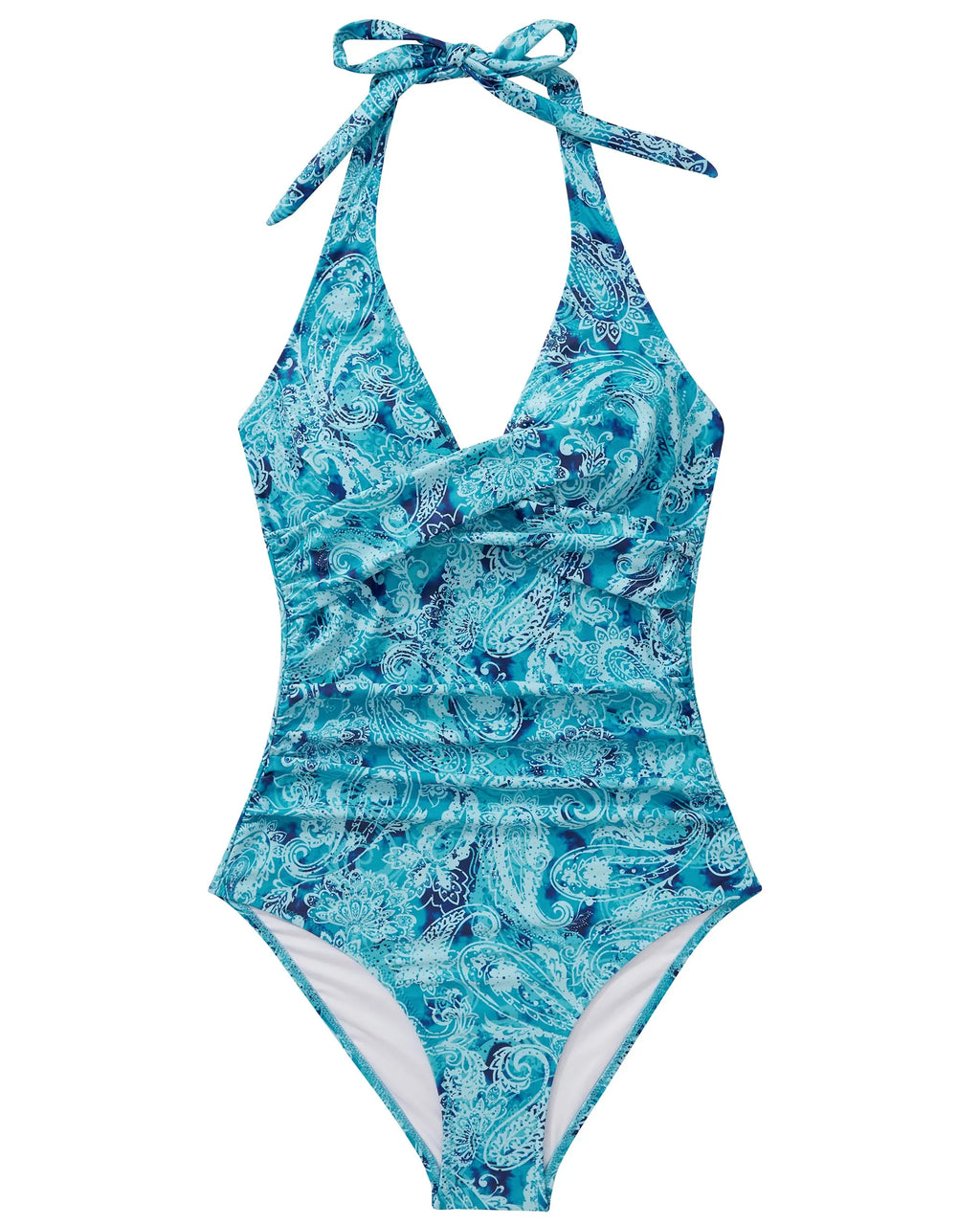 Floral Halter Push-Up Swimsuits