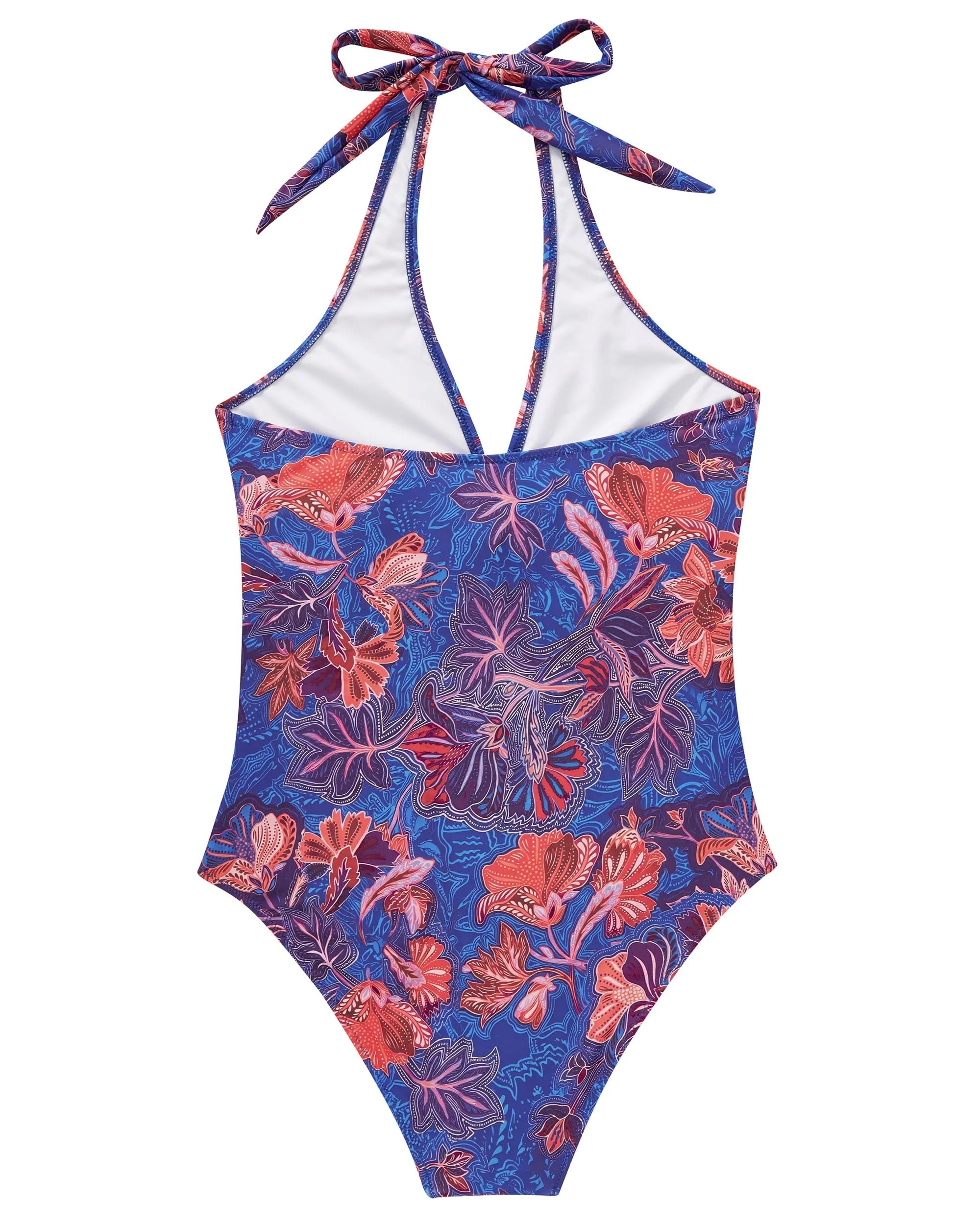 Floral Halter Push-Up Swimsuits