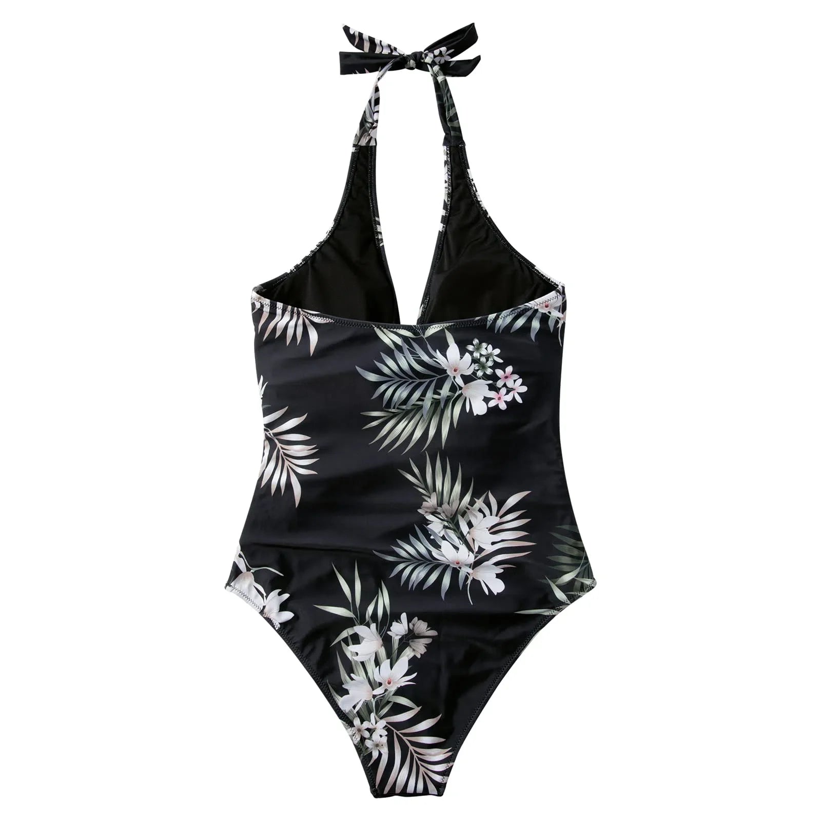 Floral Halter Push-Up Swimsuits