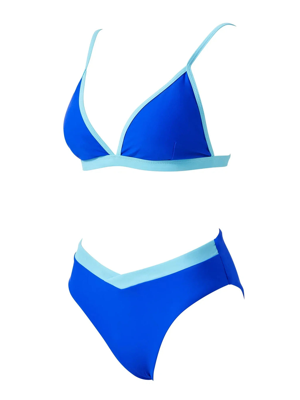 Triangle High Cut Bikini Set
