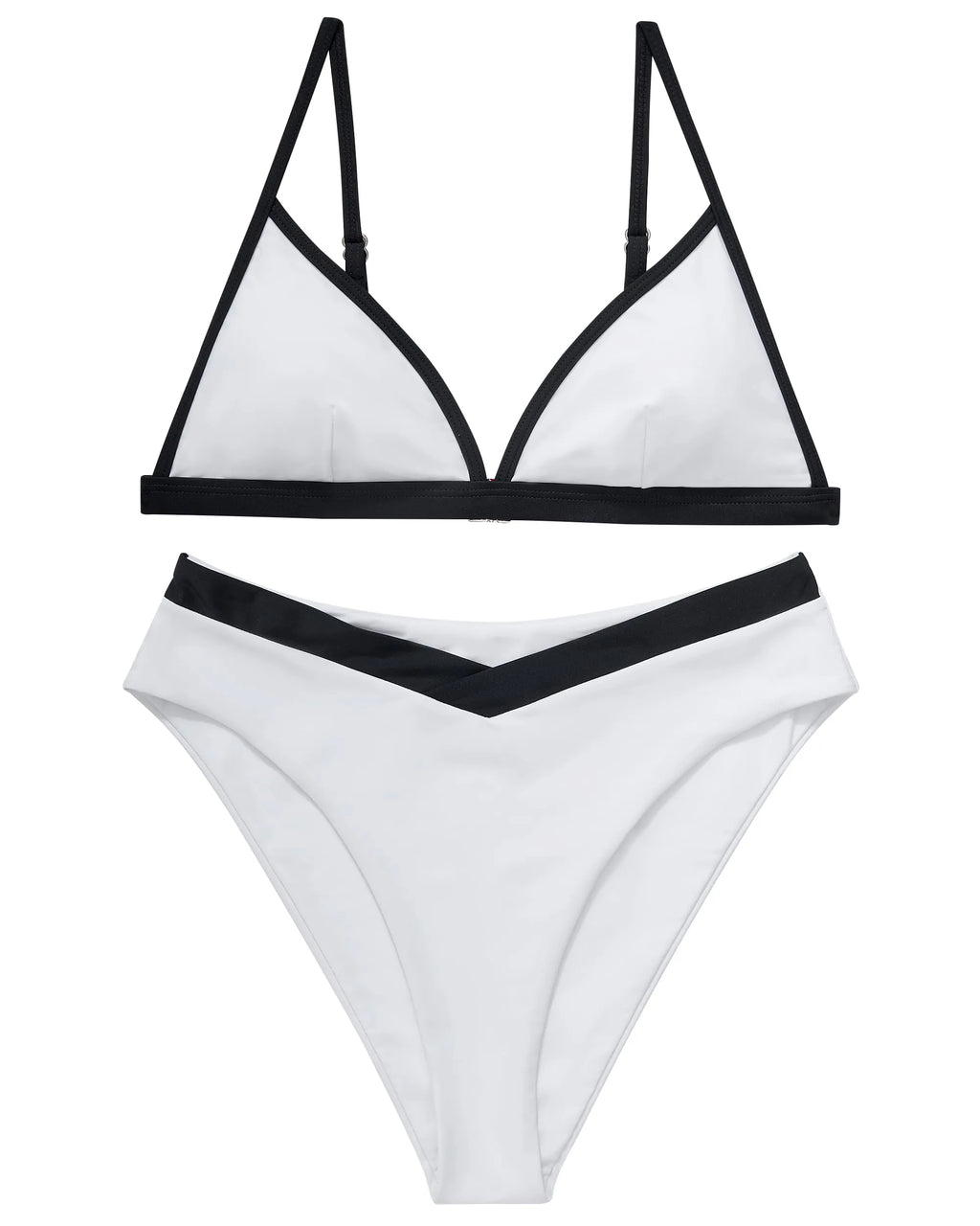 Triangle High Cut Bikini Set