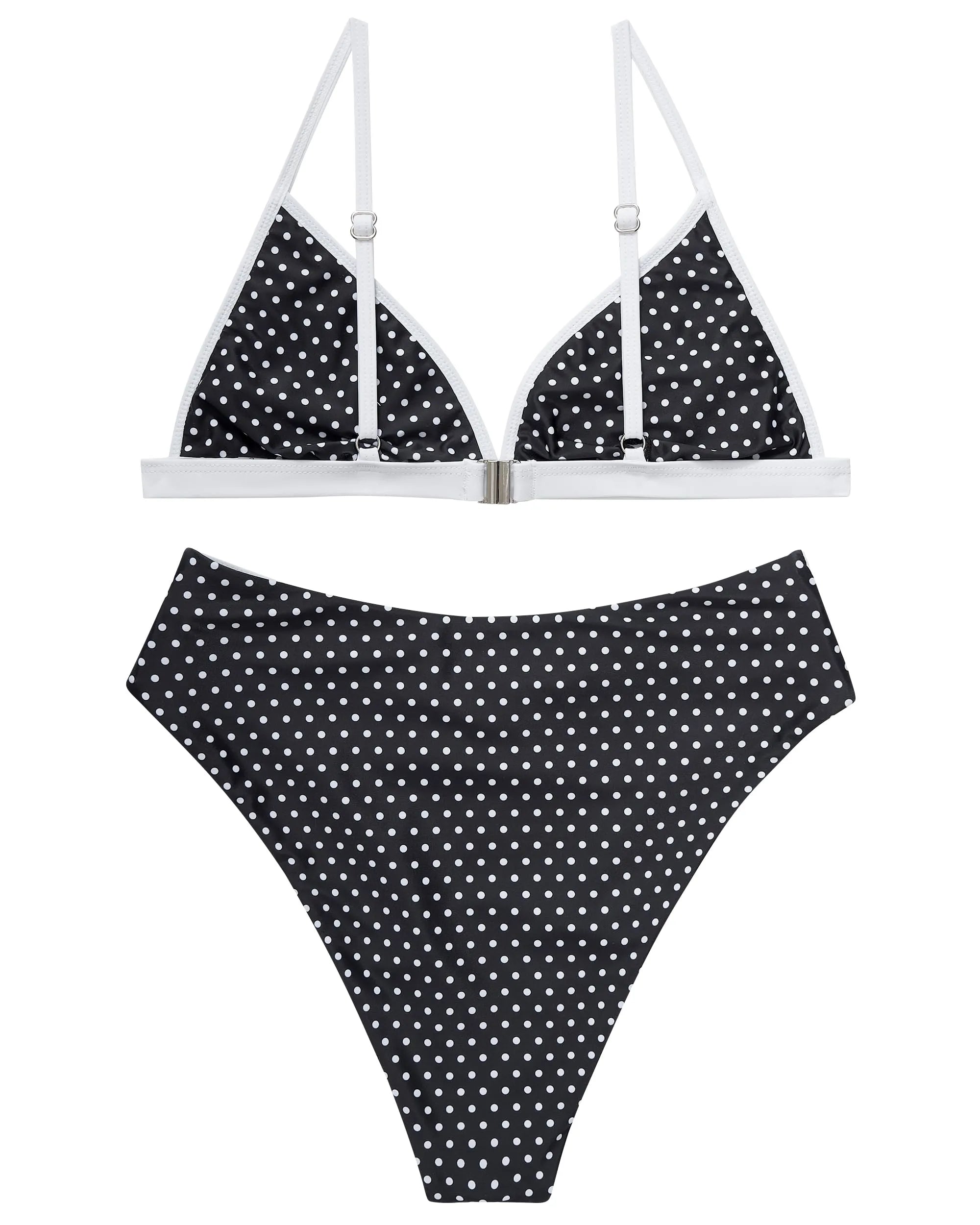 Triangle High Cut Bikini Set