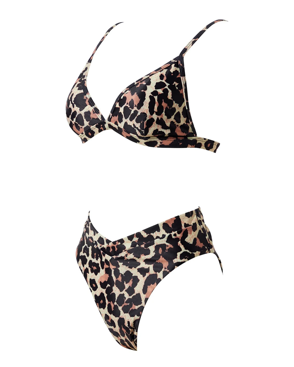 Triangle High Cut Bikini Set
