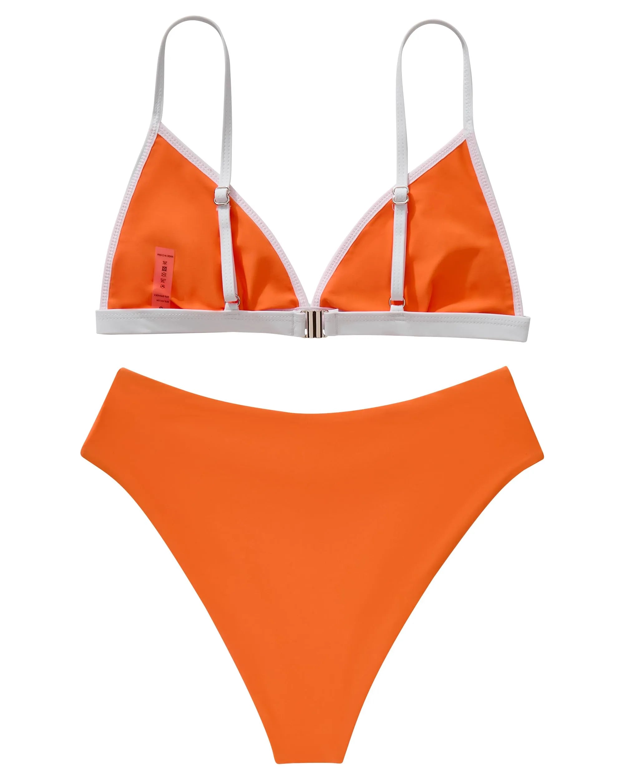 Triangle High Cut Bikini Set