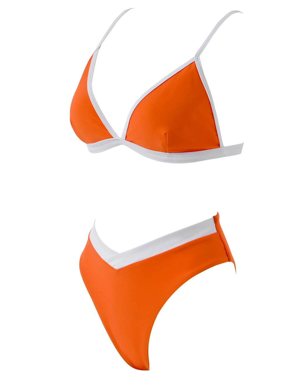 Triangle High Cut Bikini Set