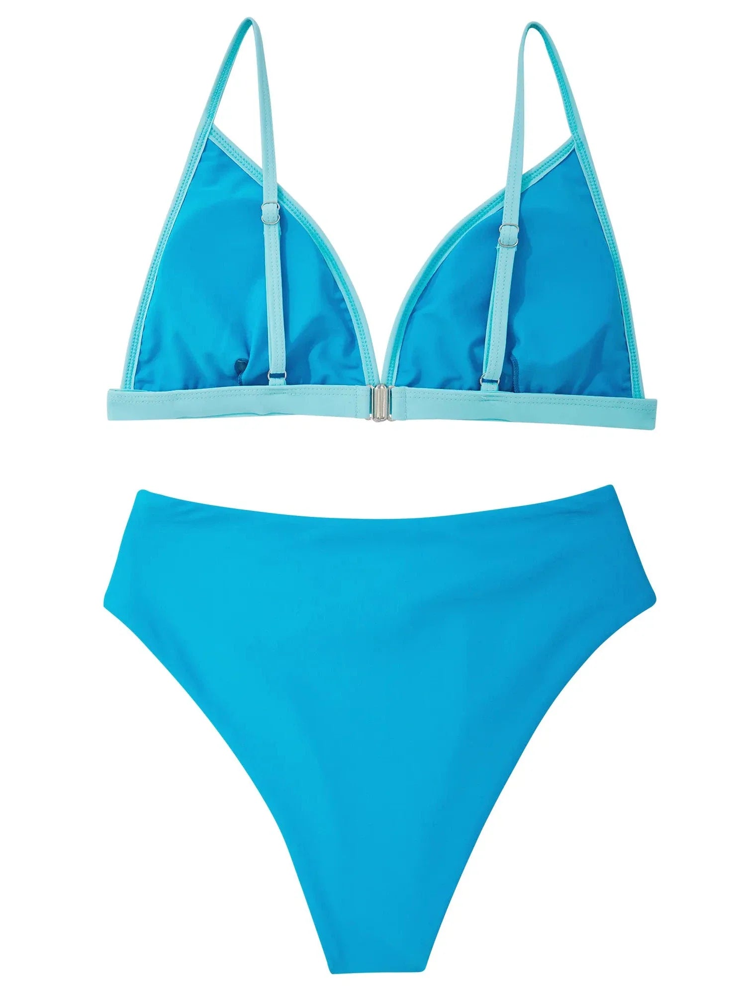 Triangle High Cut Bikini Set
