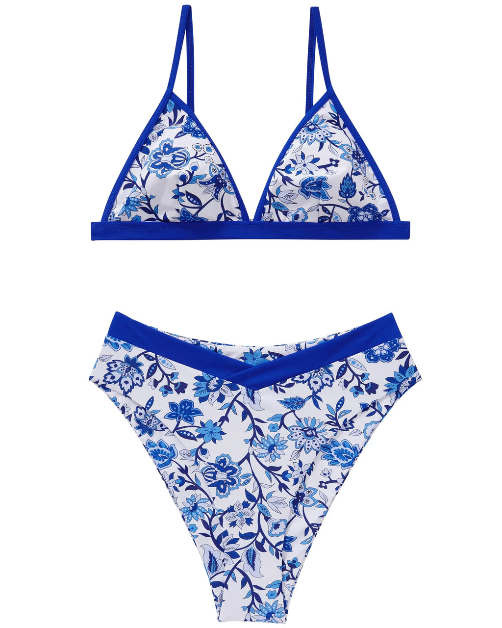 Triangle High Cut Bikini Set