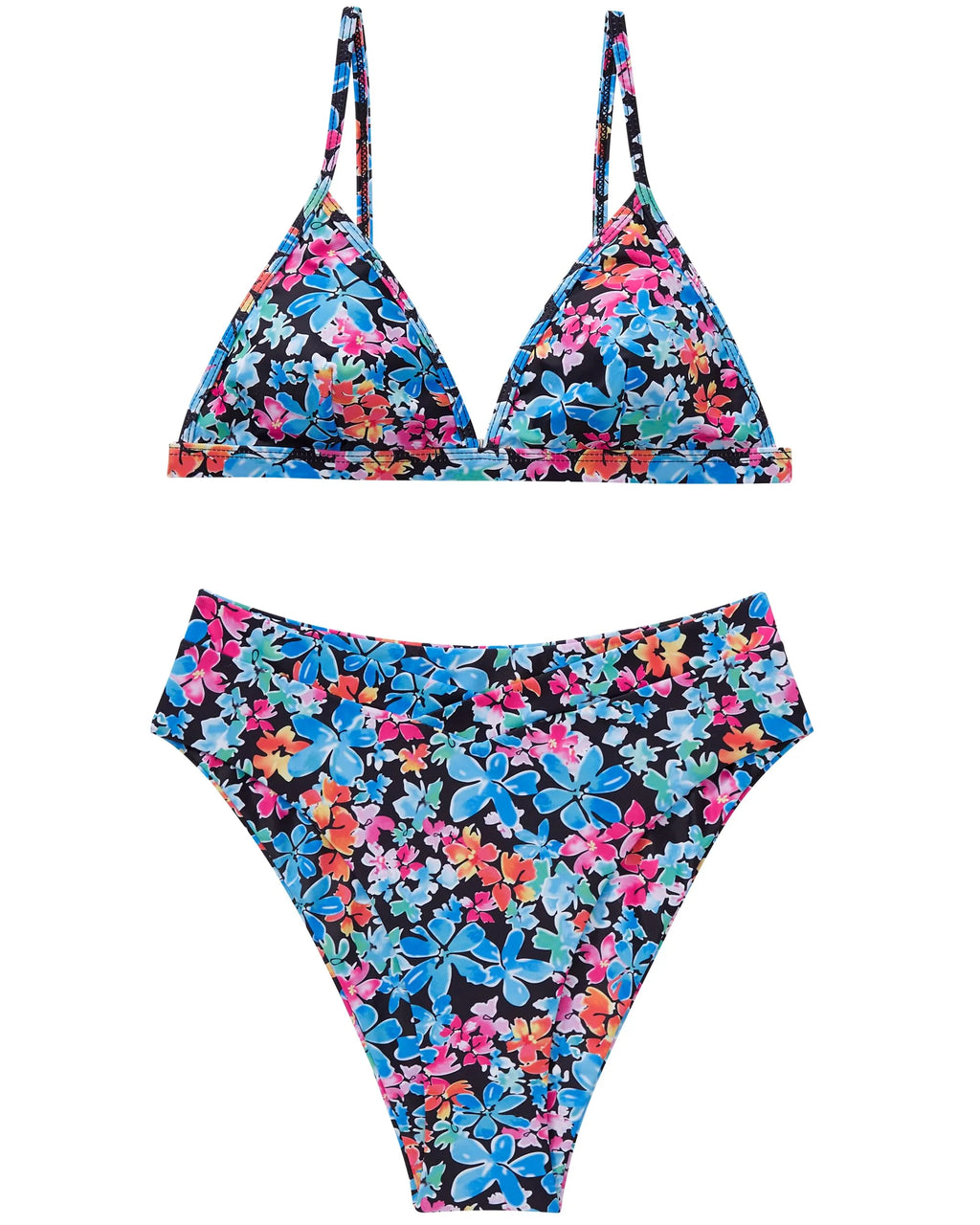 Triangle High Cut Bikini Set