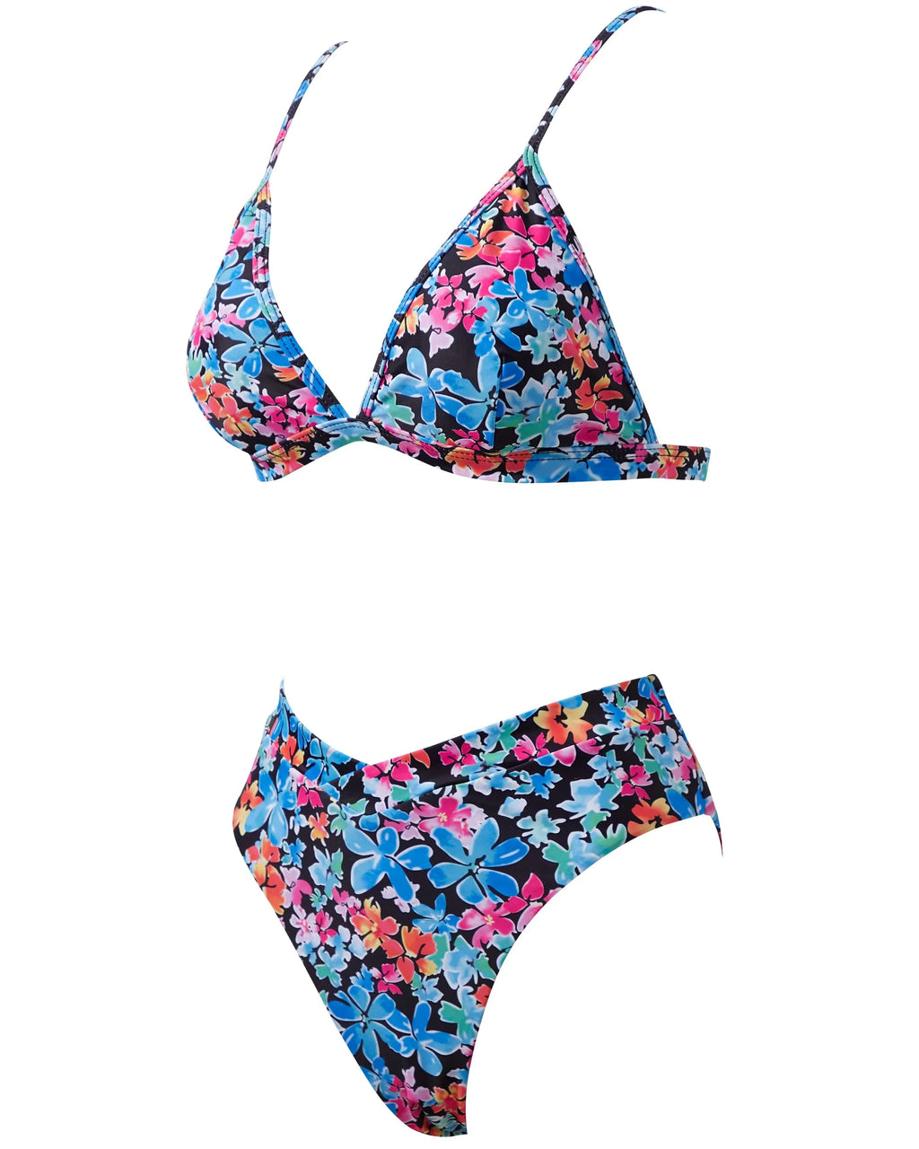 Triangle High Cut Bikini Set