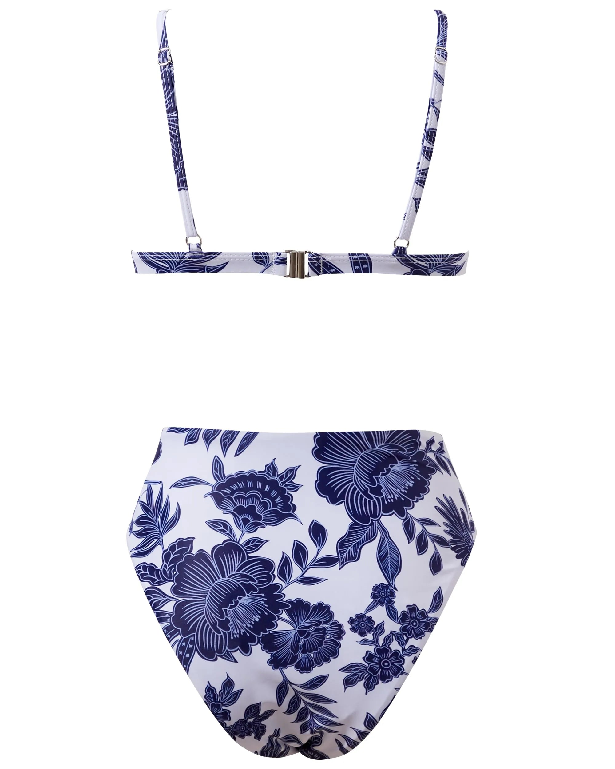Triangle High Cut Bikini Set