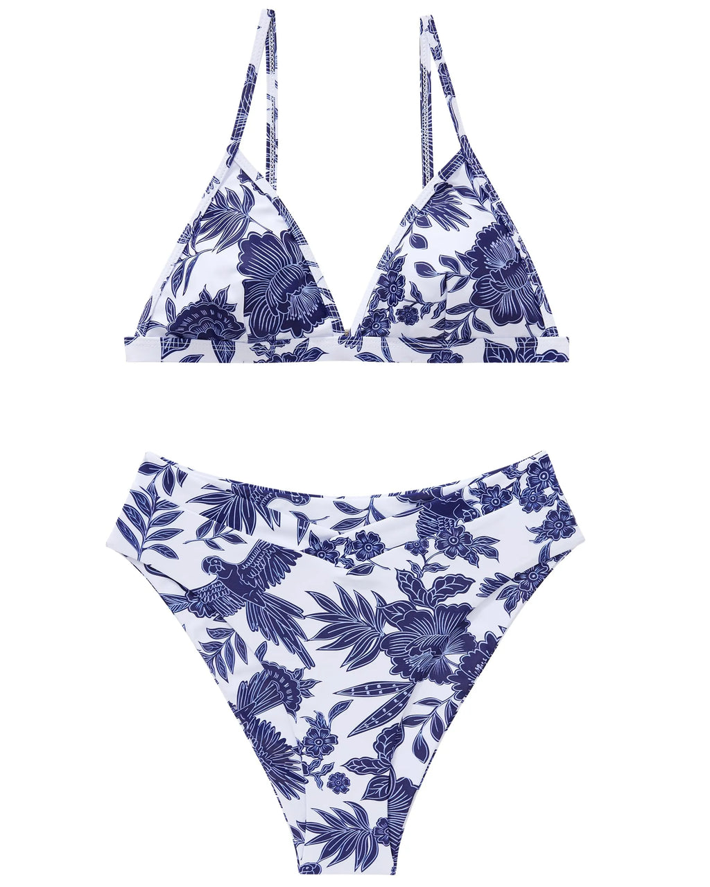 Triangle High Cut Bikini Set
