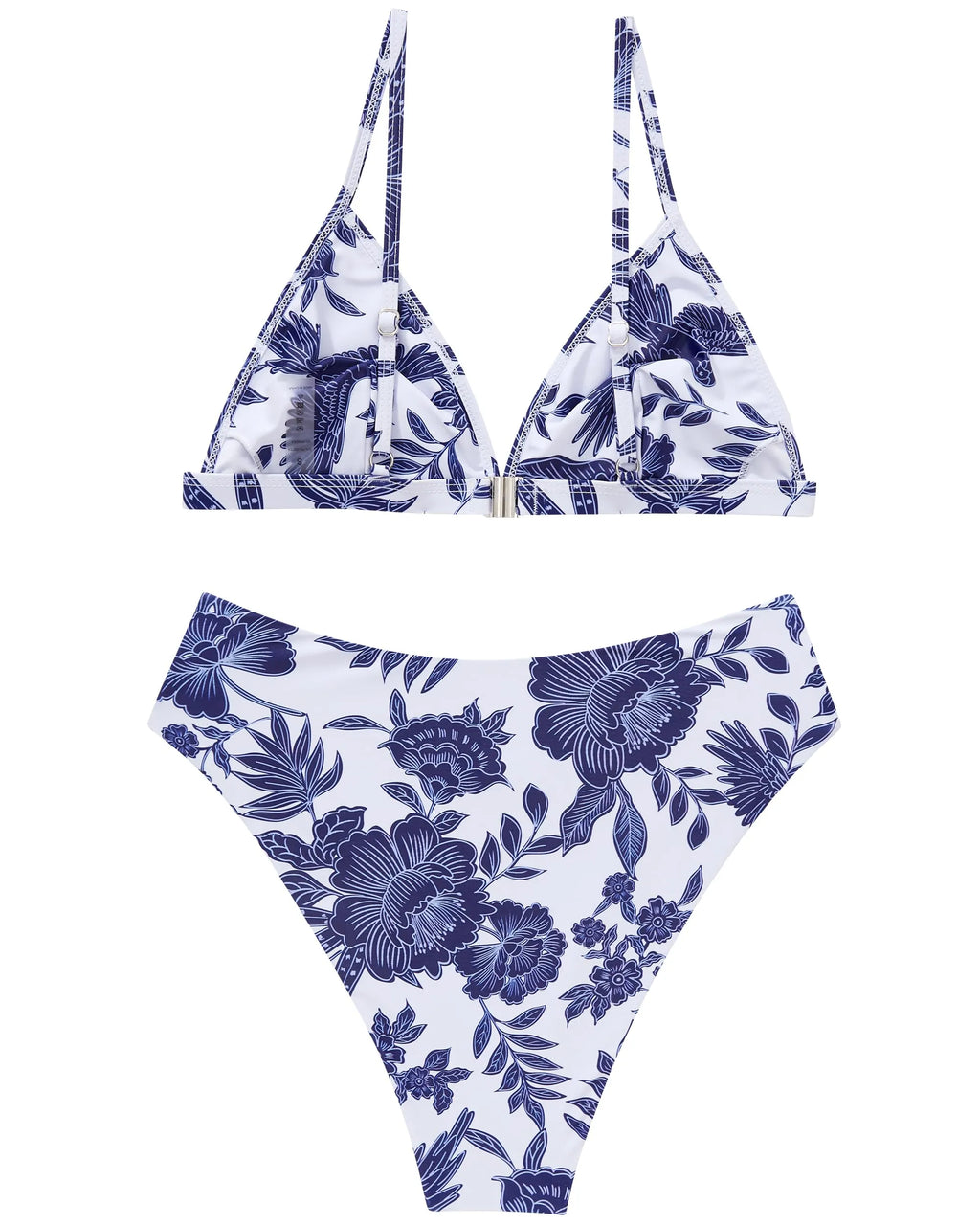 Triangle High Cut Bikini Set