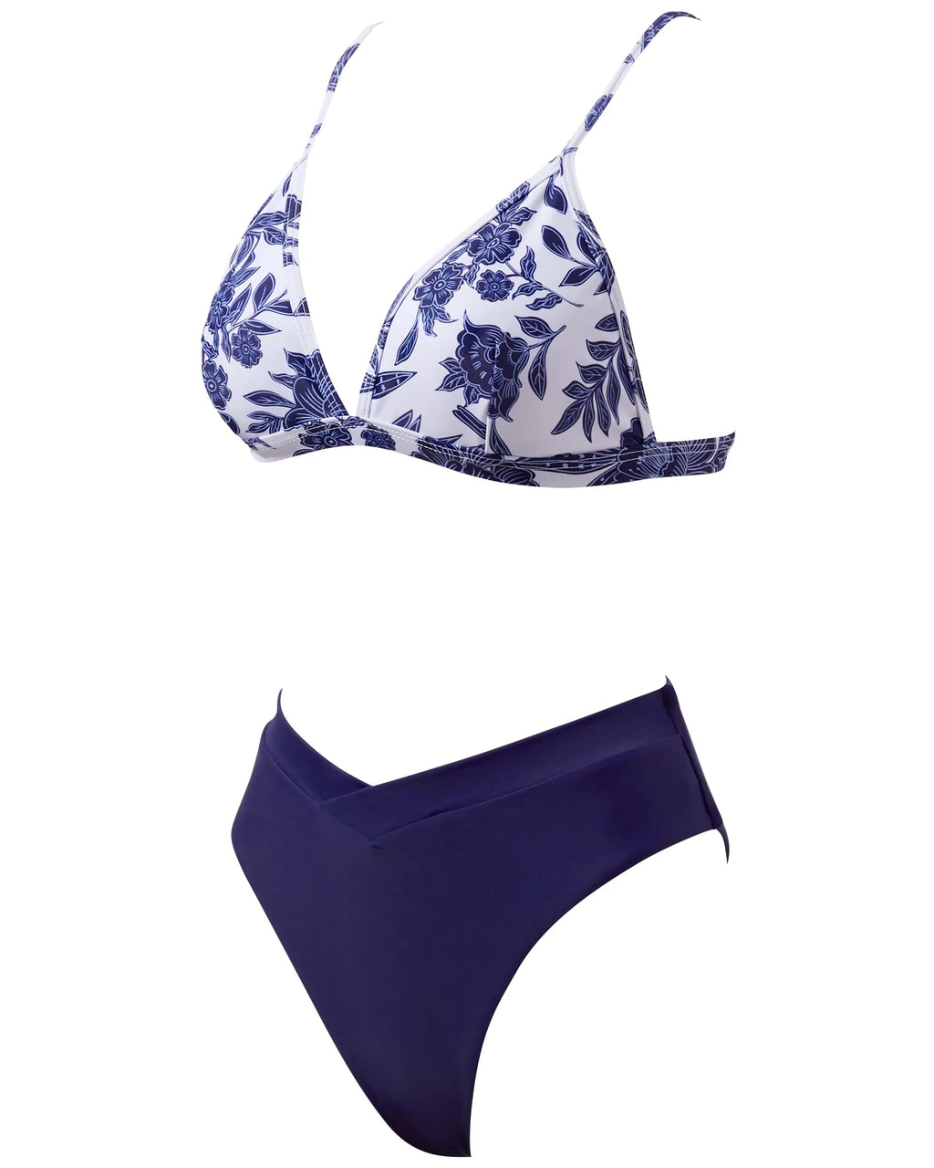 Triangle High Cut Bikini Set