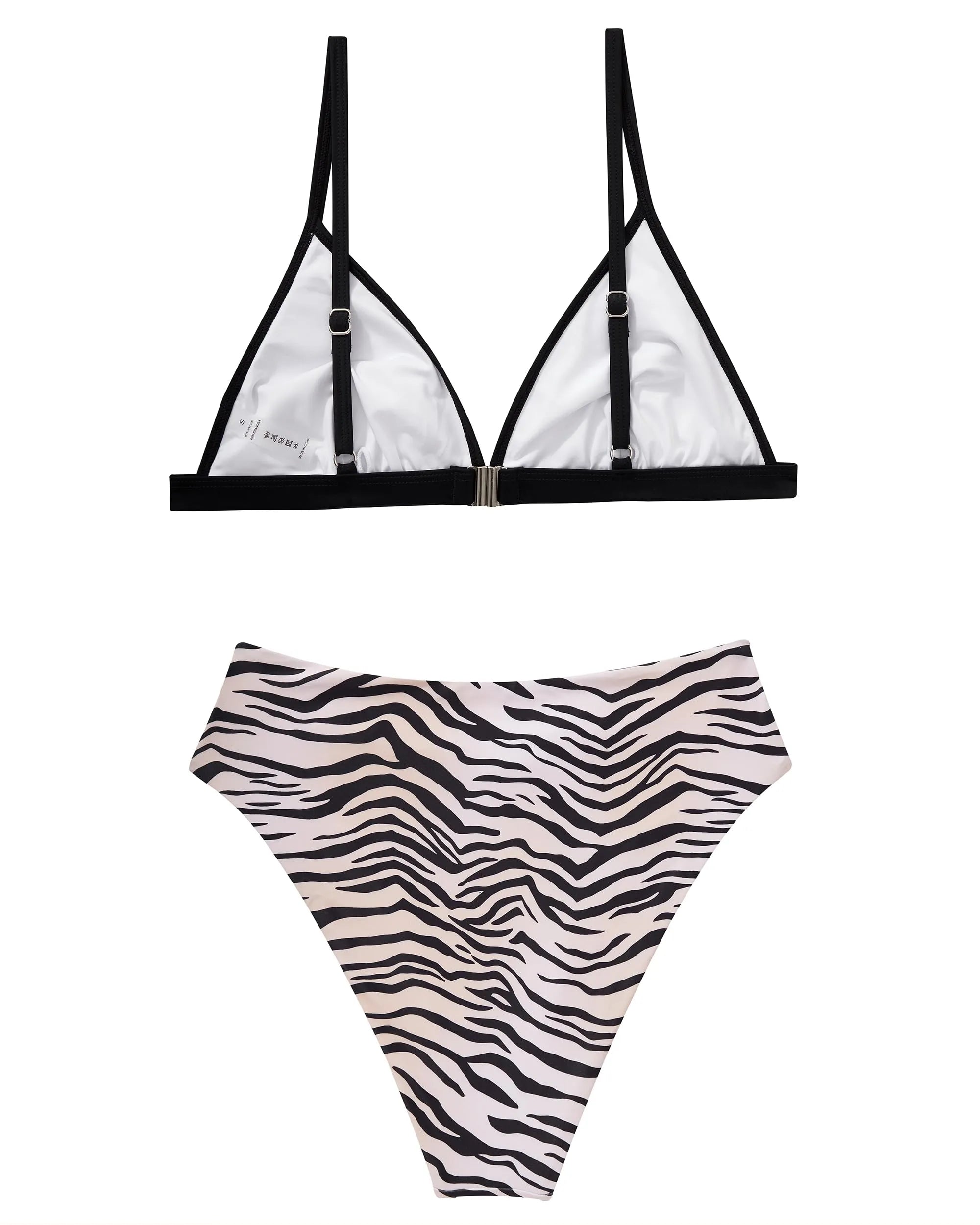 Triangle High Cut Bikini Set