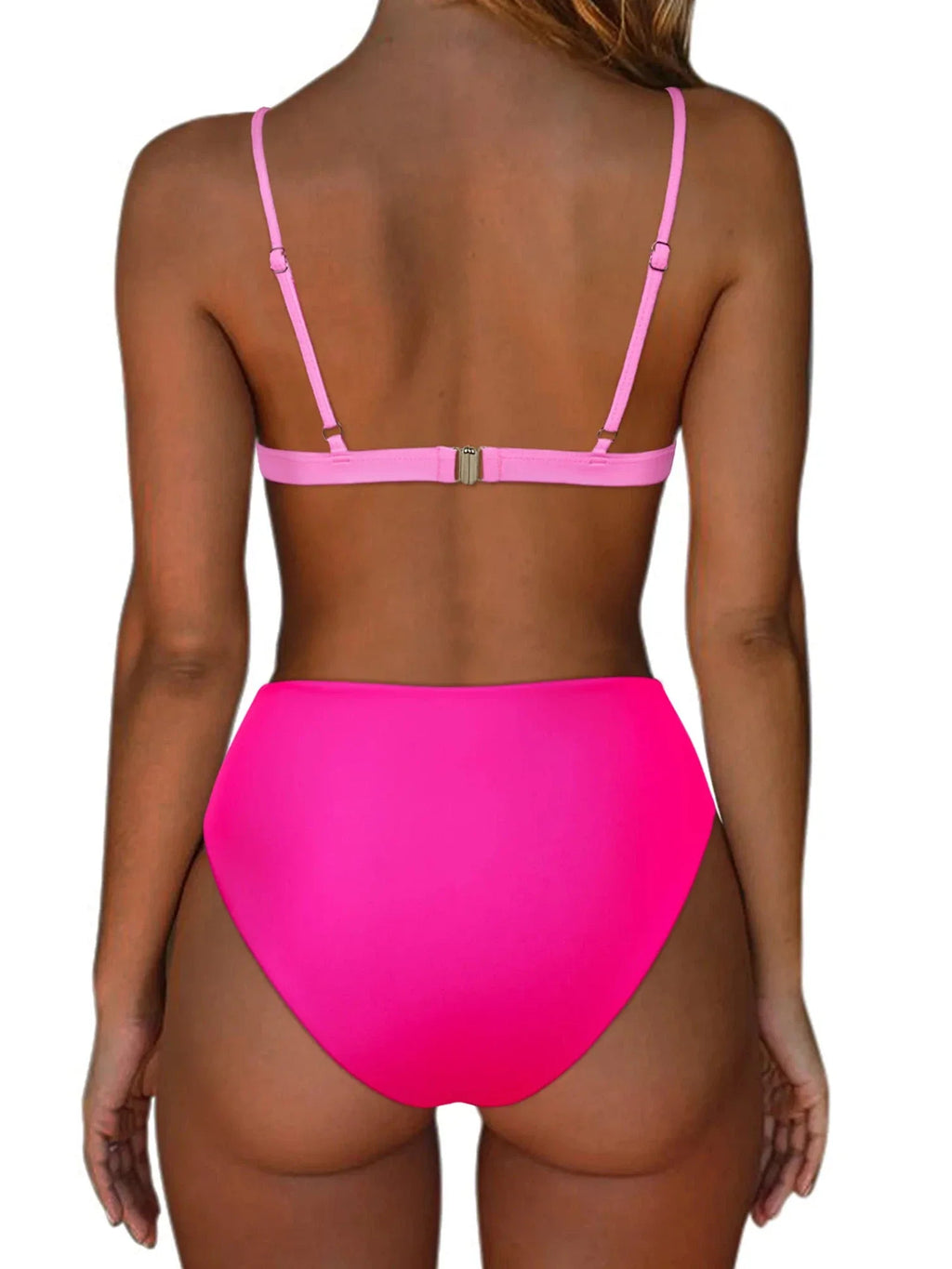 Triangle High Cut Bikini Set