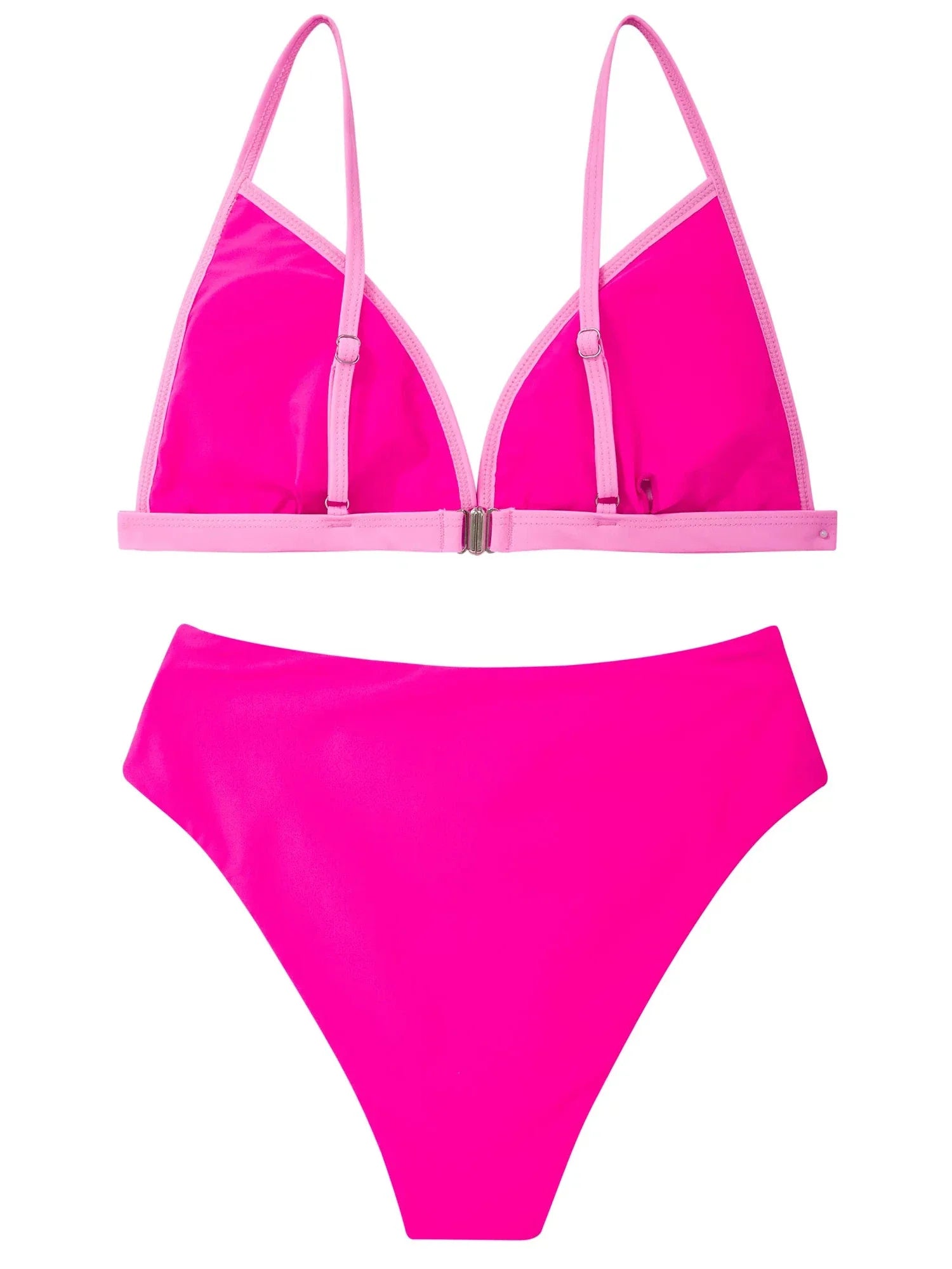 Triangle High Cut Bikini Set