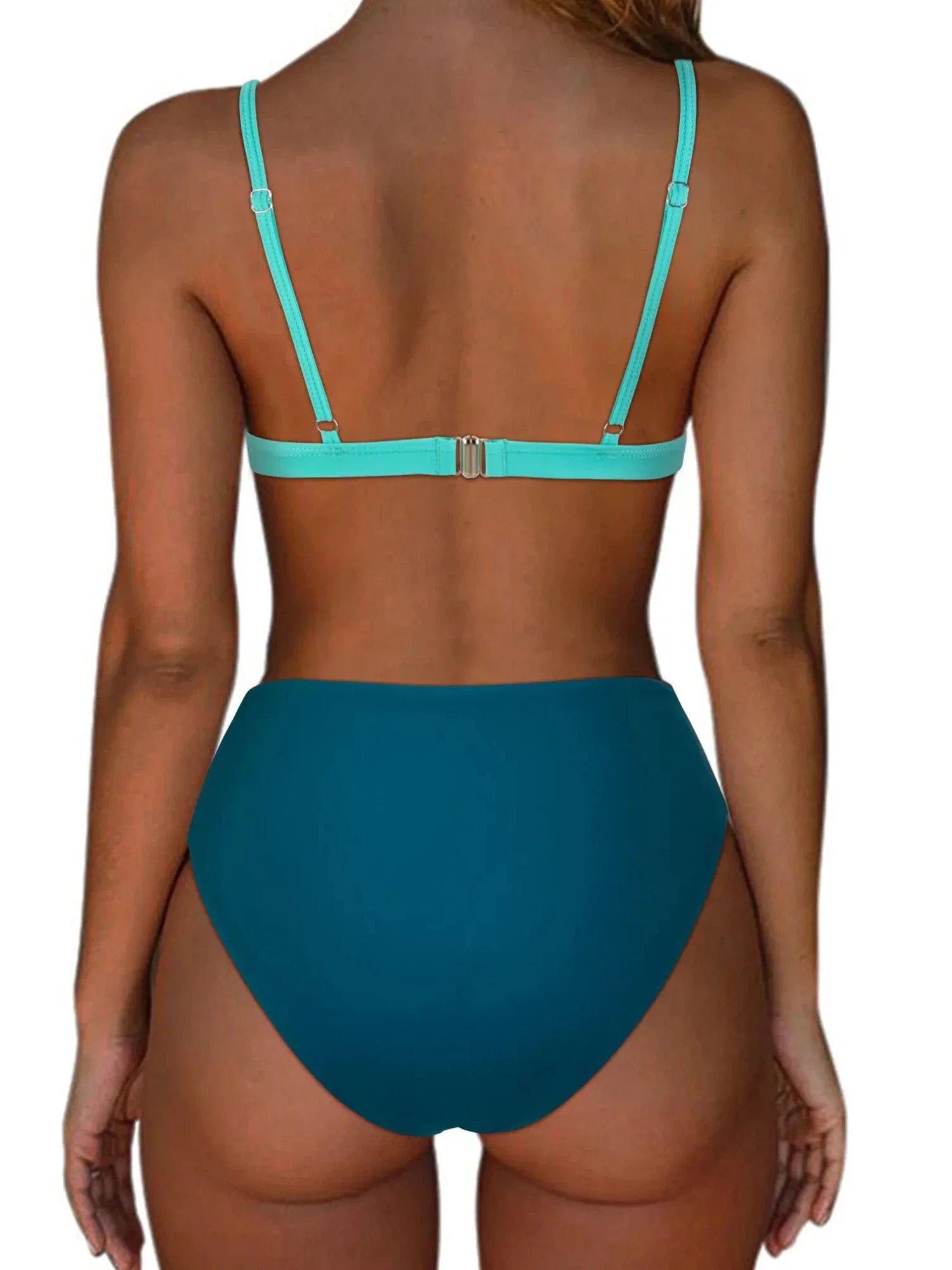 Triangle High Cut Bikini Set