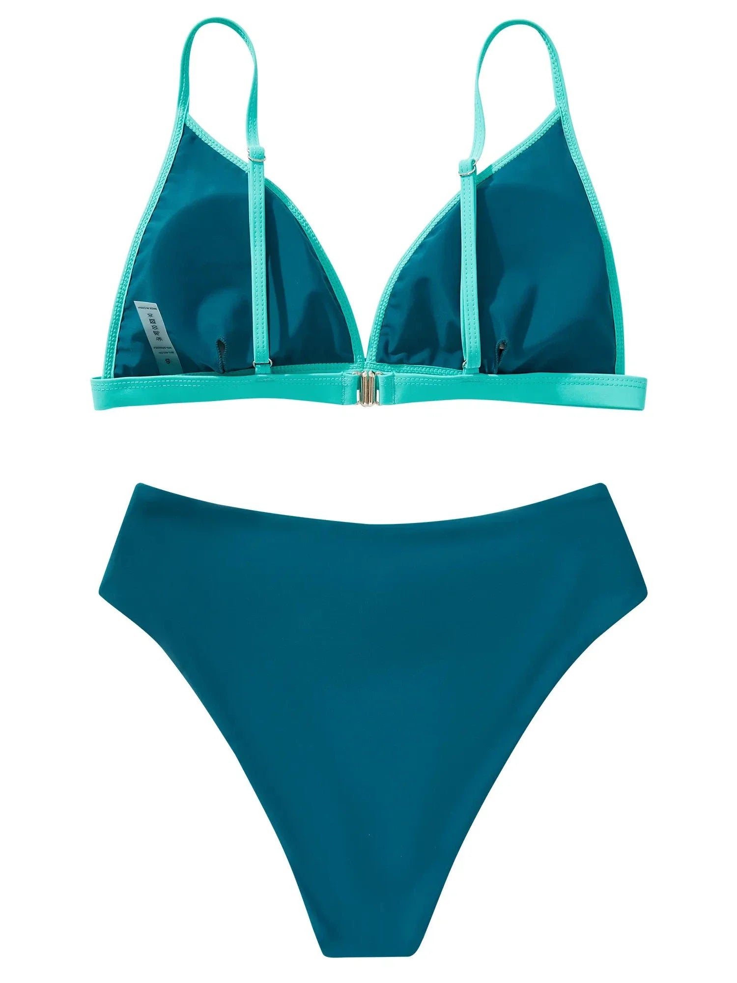 Triangle High Cut Bikini Set