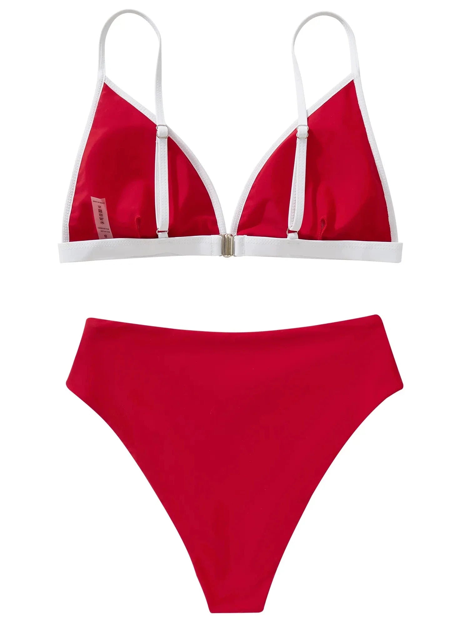 Triangle High Cut Bikini Set