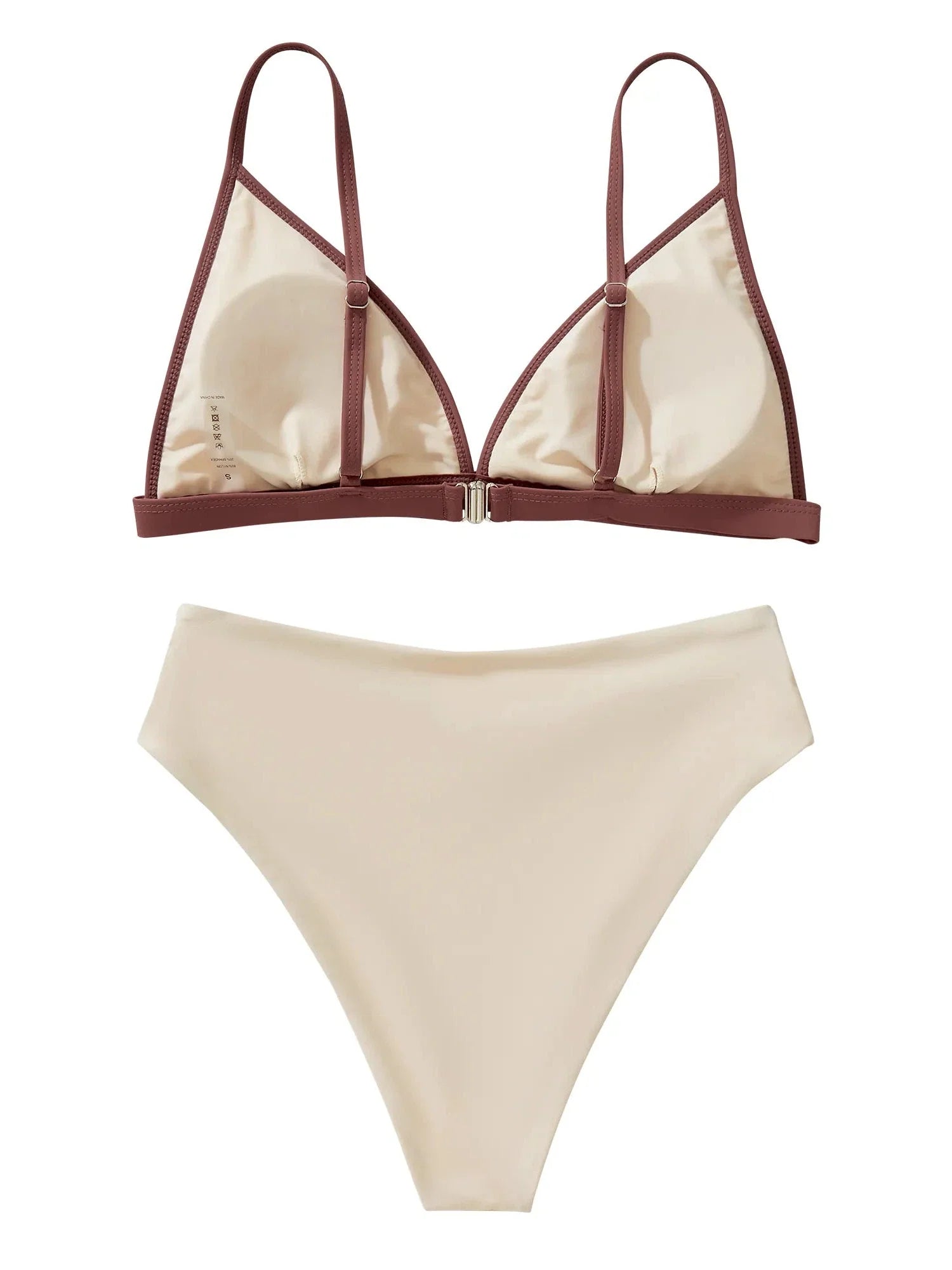Triangle High Cut Bikini Set
