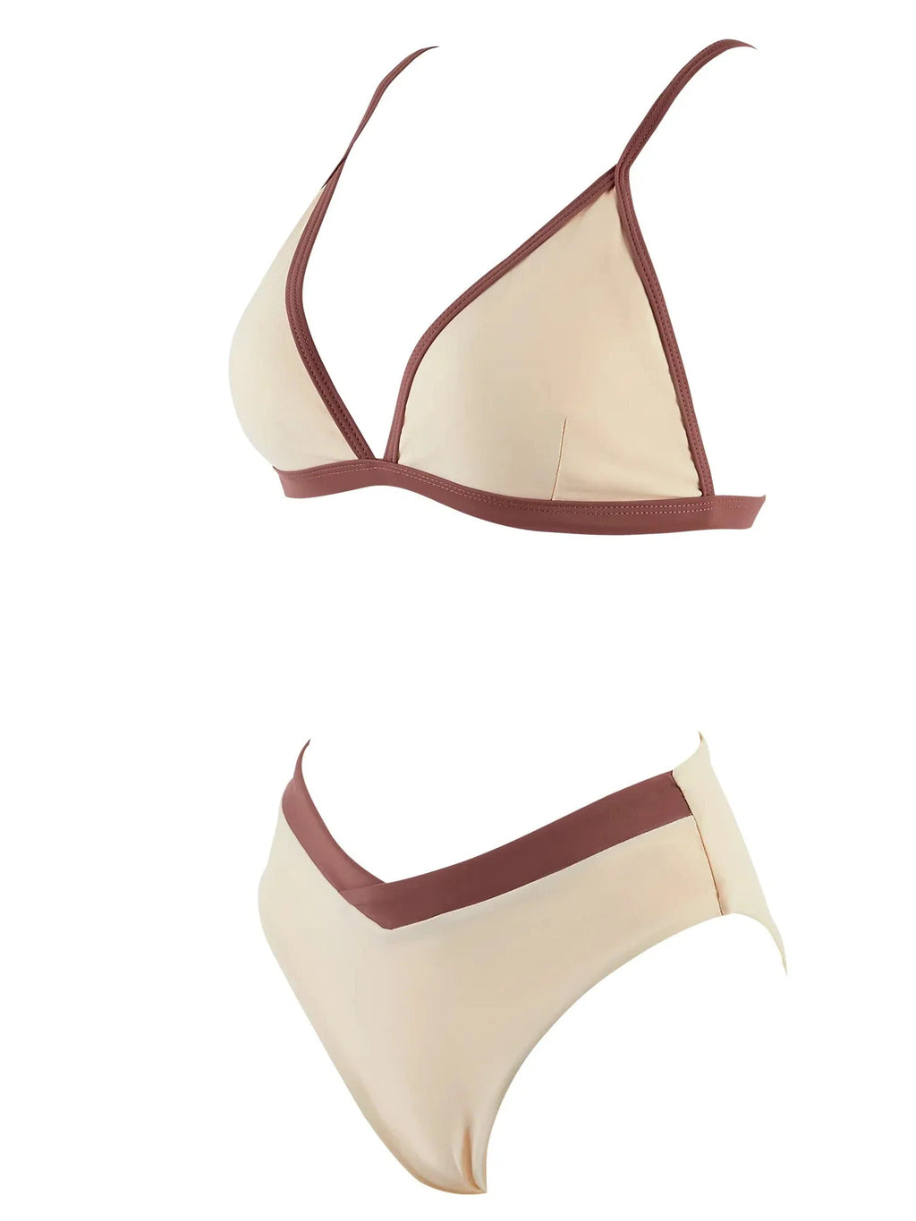 Triangle High Cut Bikini Set